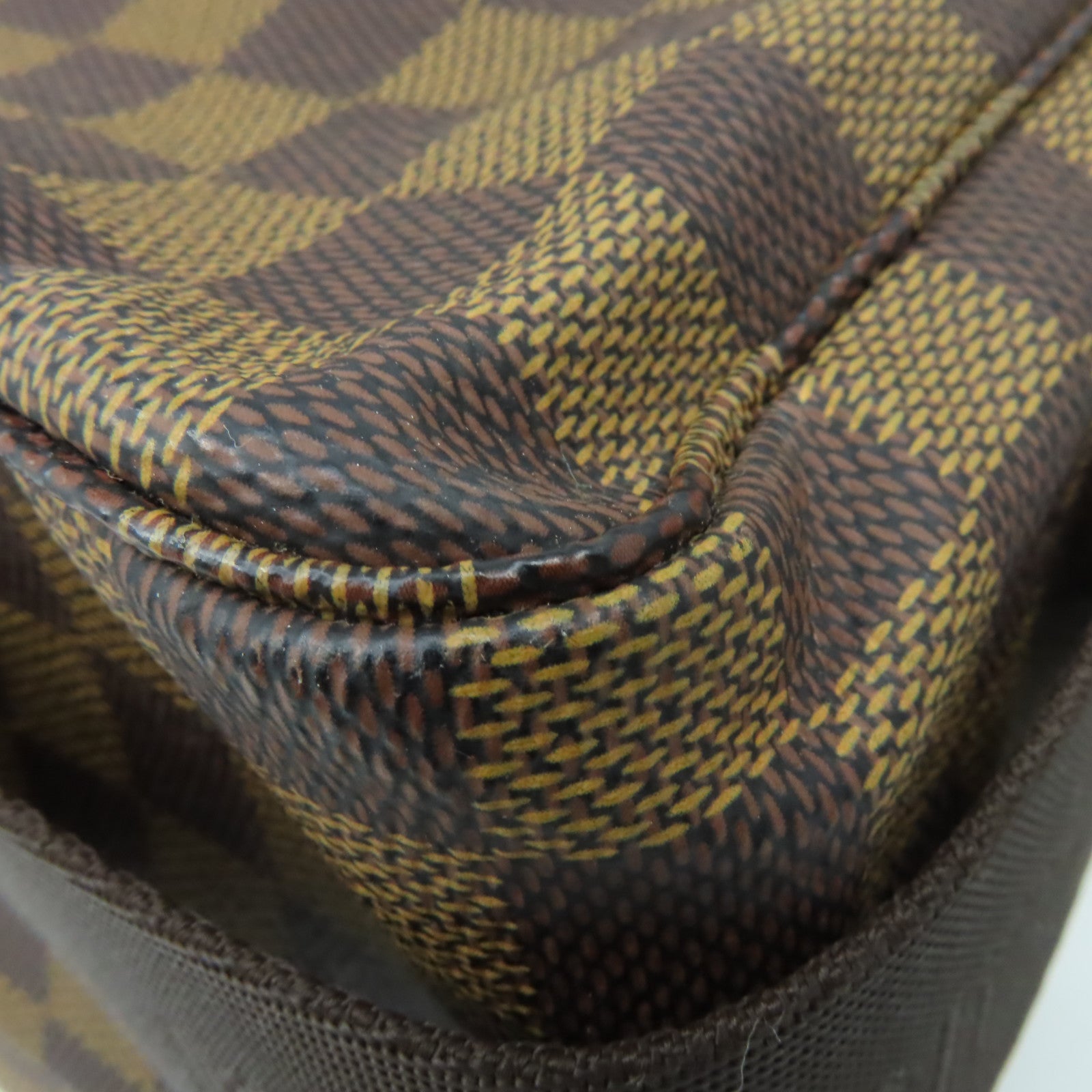 LOUIS VUITTON Damier Broadway 2Way Shoulder Bag金扣手挽肩背兩用袋啡色