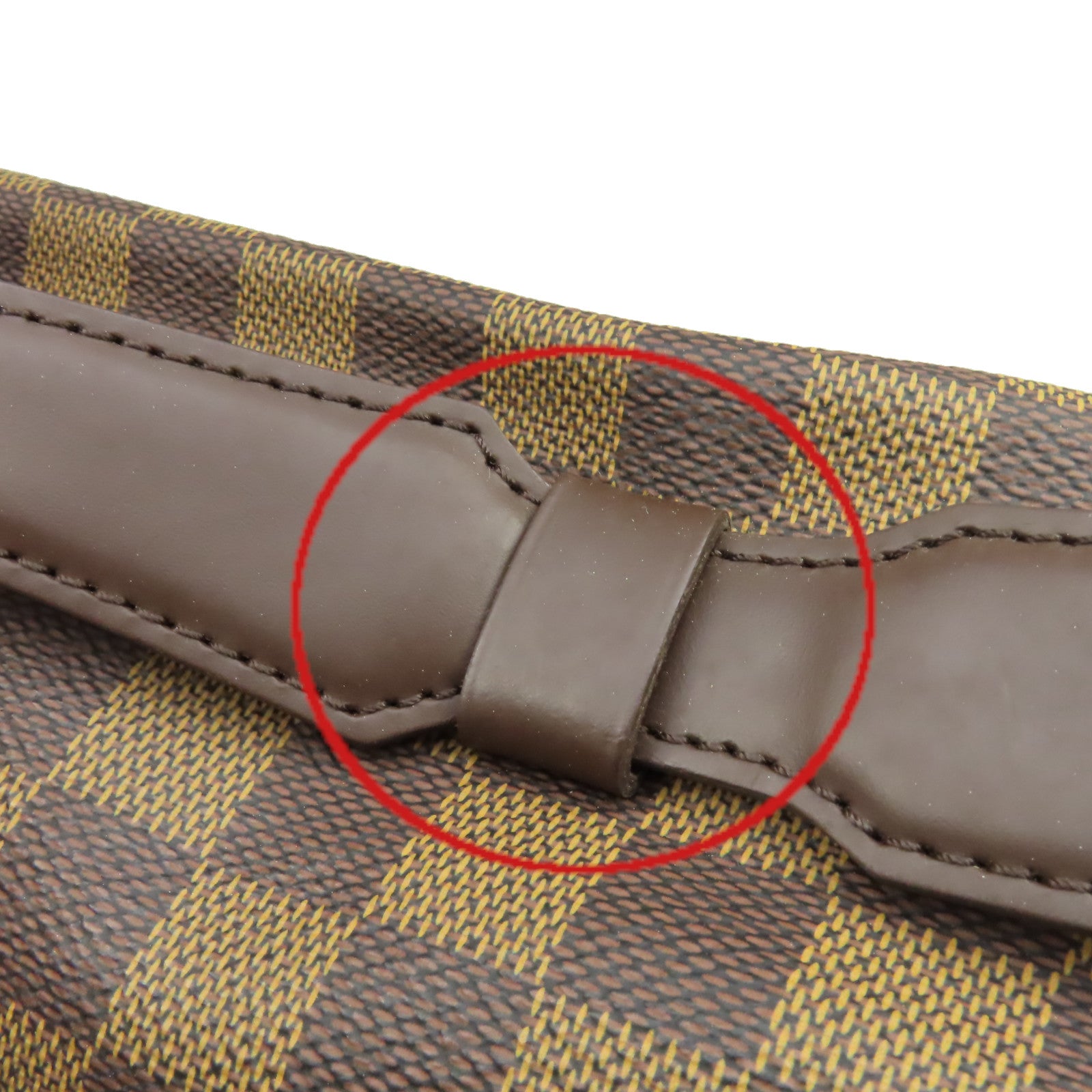 LOUIS VUITTON Damier Broadway 2Way Shoulder Bag金扣手挽肩背兩用袋啡色