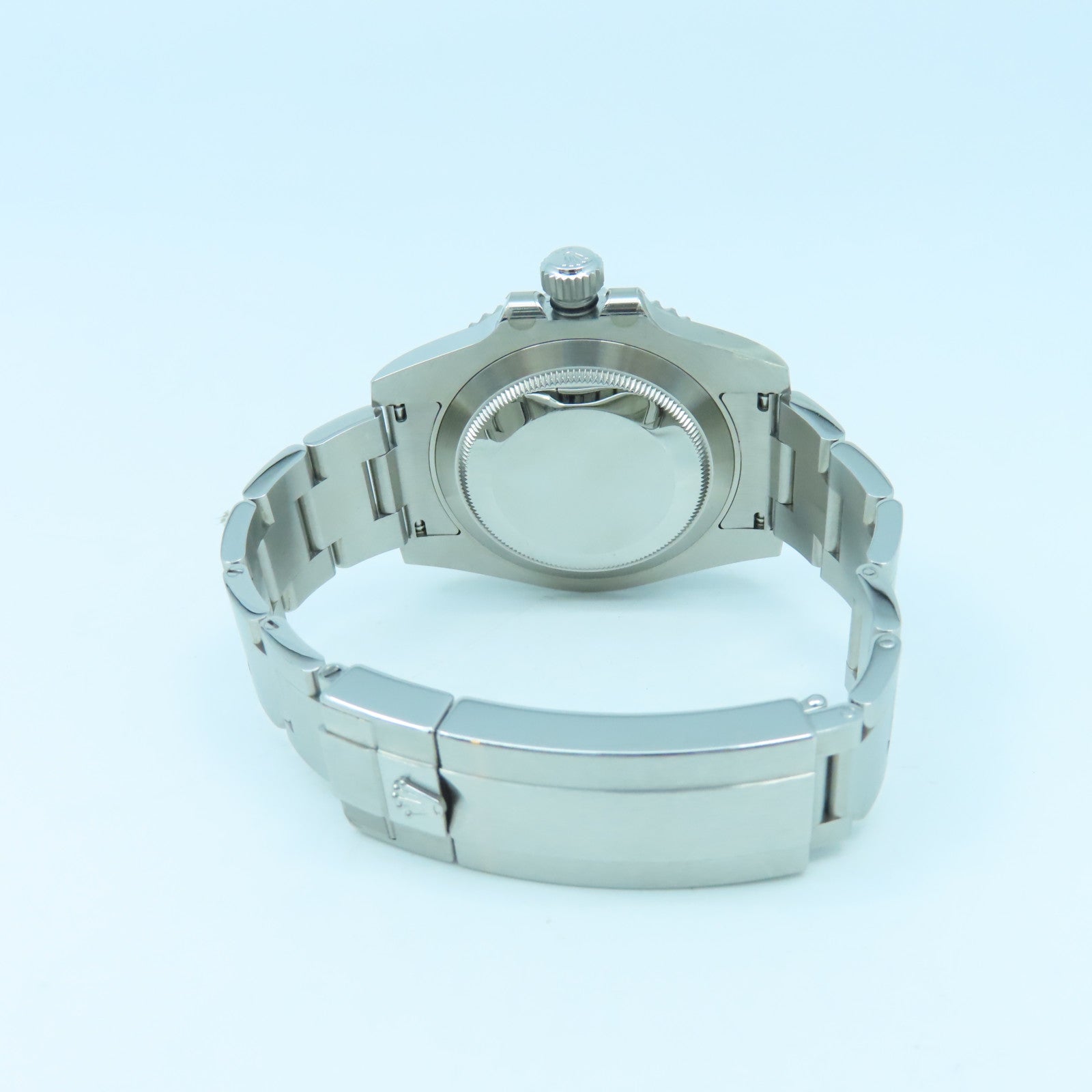 ROLEX Stainless Steel Submariner Watch Black Silver/Black #18.5cm