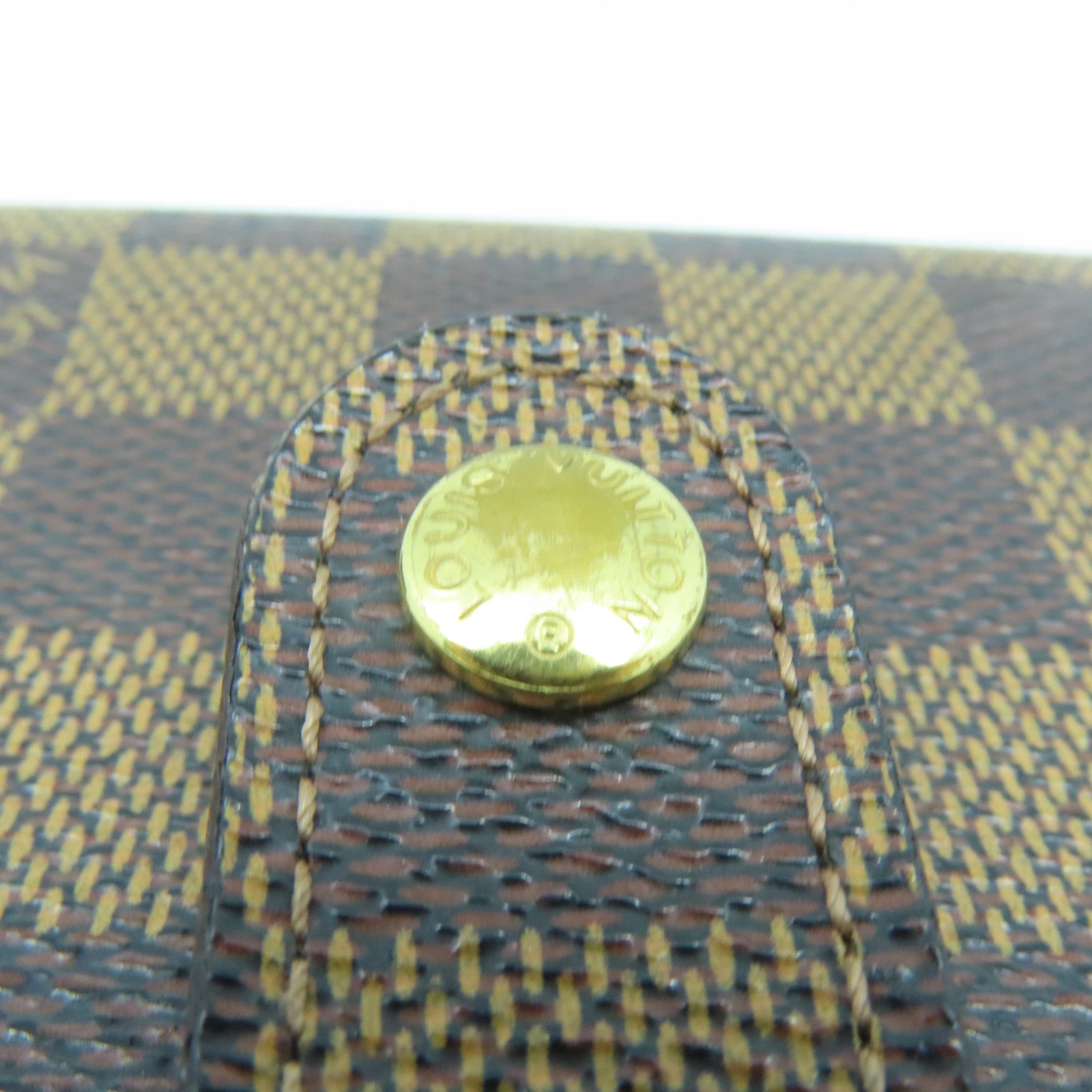 LOUIS VUITTON Damier Portefeiulle Vienova Wallet金扣錢包啡色