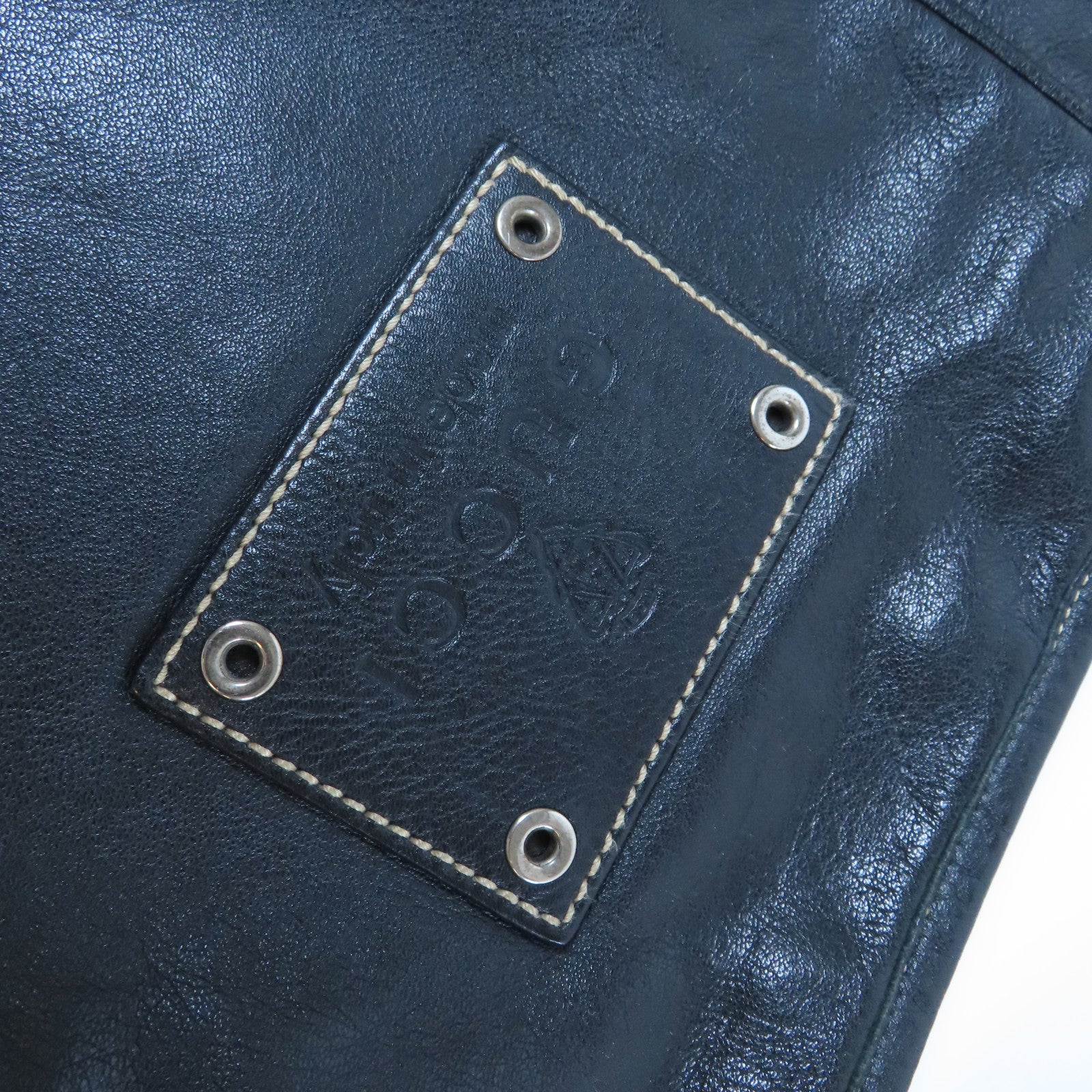 GUCCI 牛皮皮革Shoulder Bag銀扣肩背袋黑色