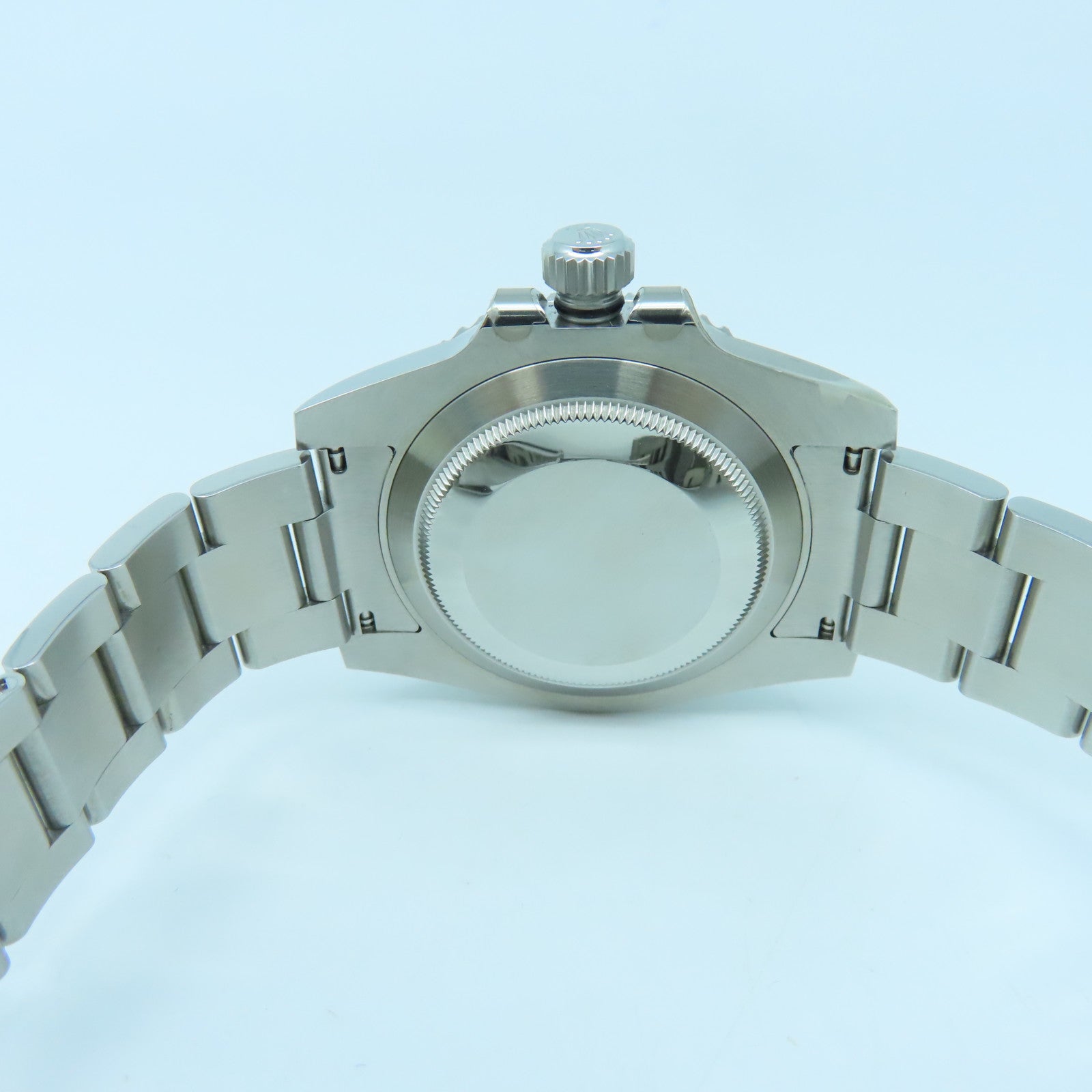 ROLEX Stainless Steel Submariner Watch Black Silver/Black #18.5cm