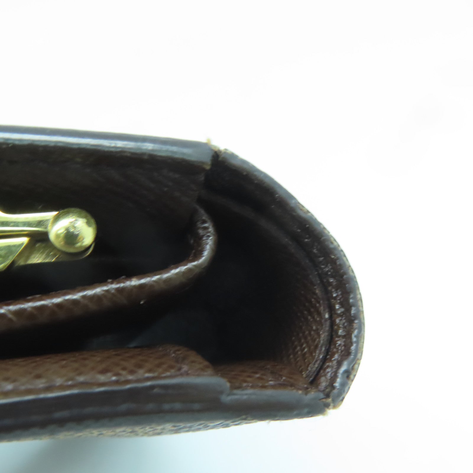 LOUIS VUITTON Damier Portefeiulle Vienova Wallet金扣錢包啡色