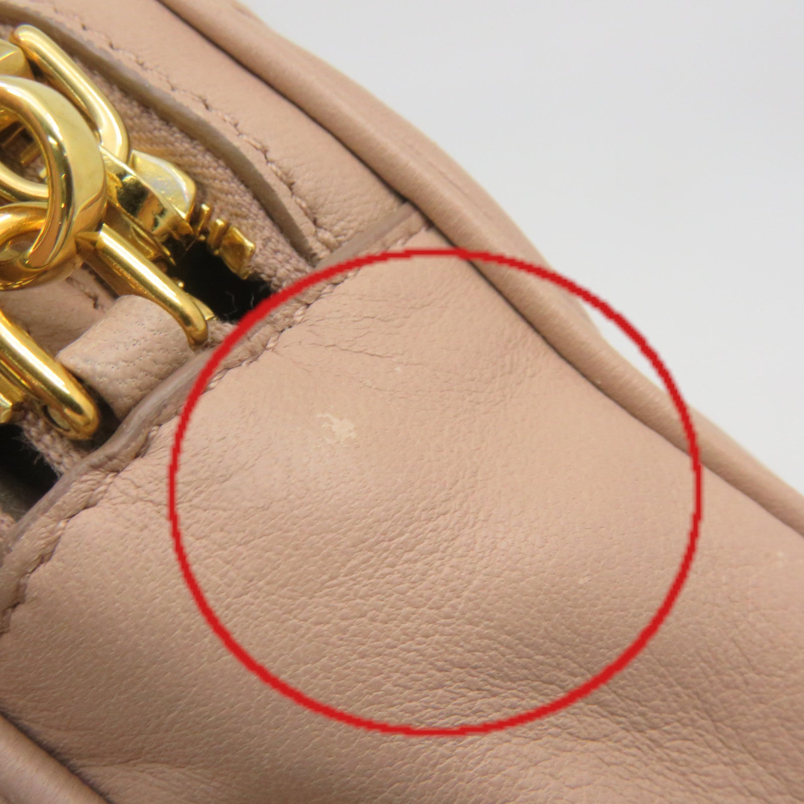Miu Miu 羊皮皮革Shoulder Bag肩背袋粉紅色