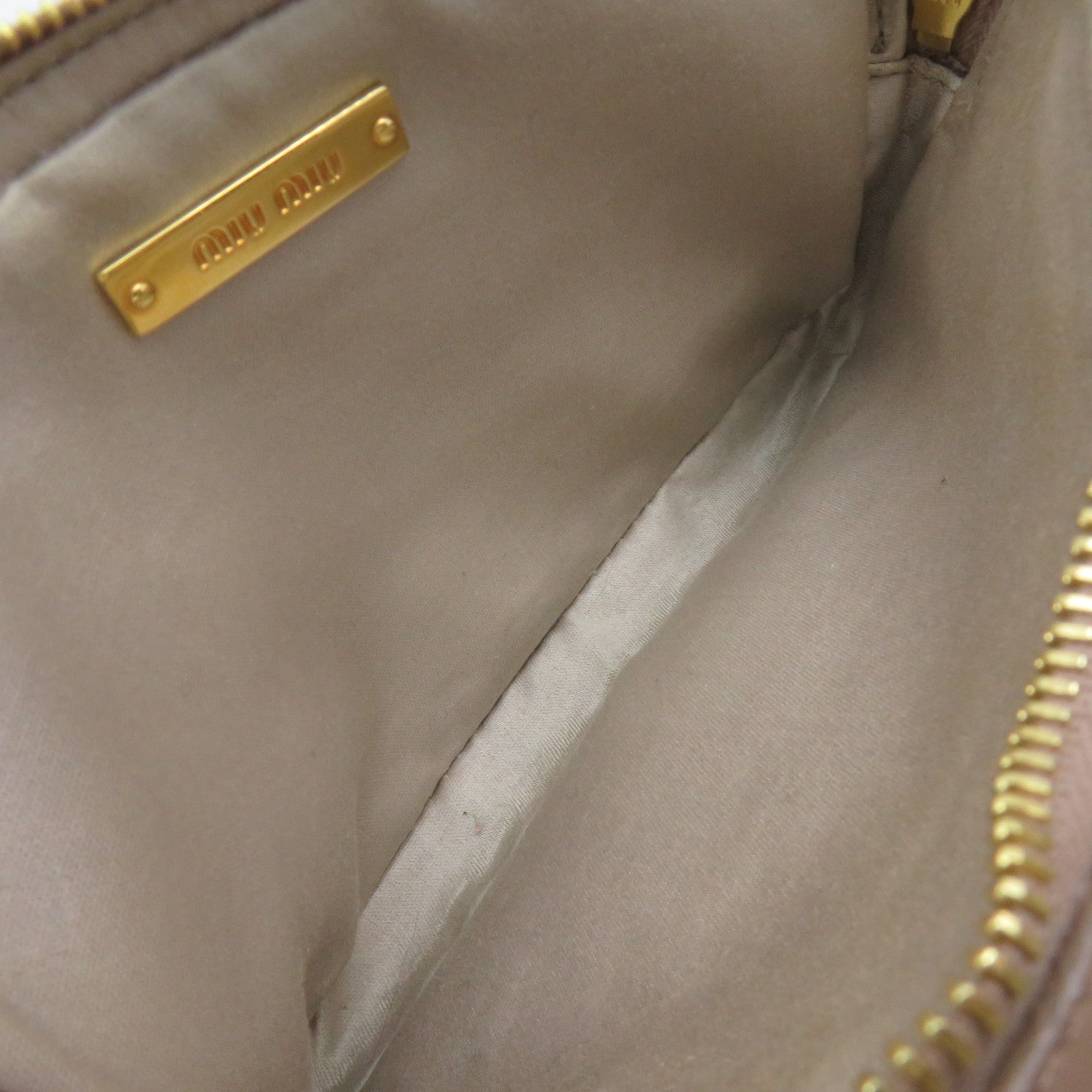 Miu Miu 羊皮皮革Shoulder Bag肩背袋粉紅色
