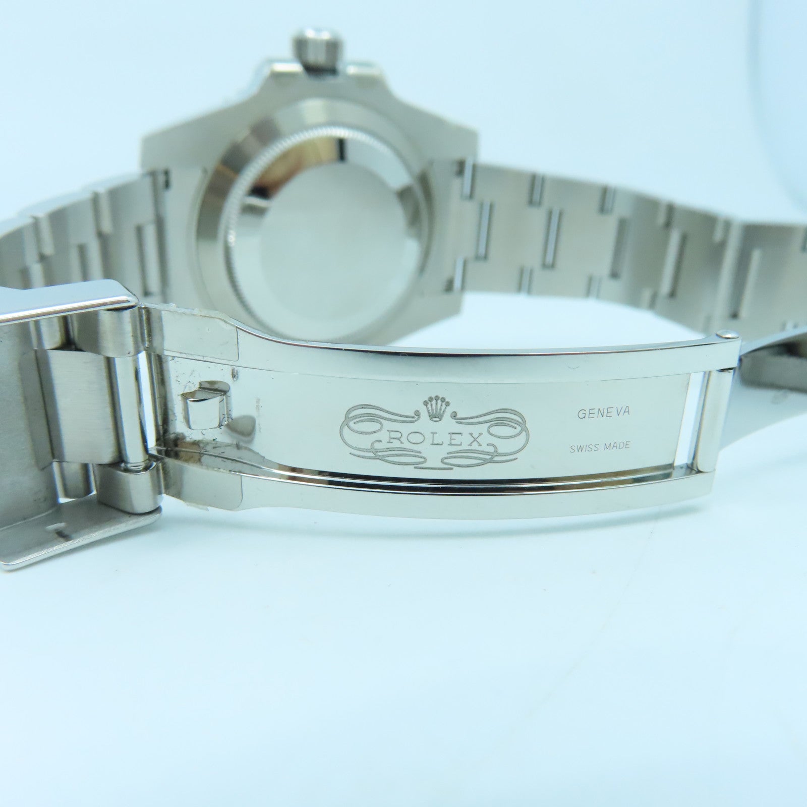 ROLEX Stainless Steel Submariner Watch Black Silver/Black #18.5cm