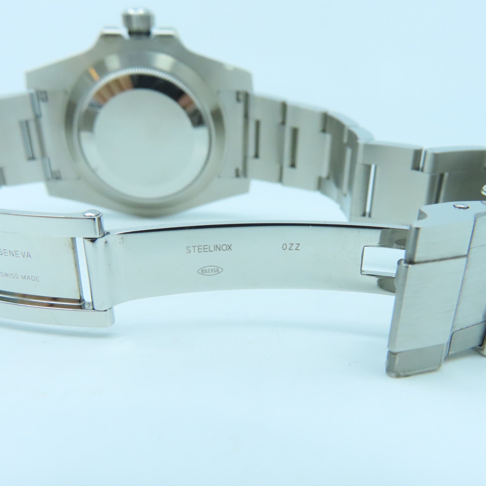 ROLEX Stainless Steel Submariner Watch Black Silver/Black #18.5cm