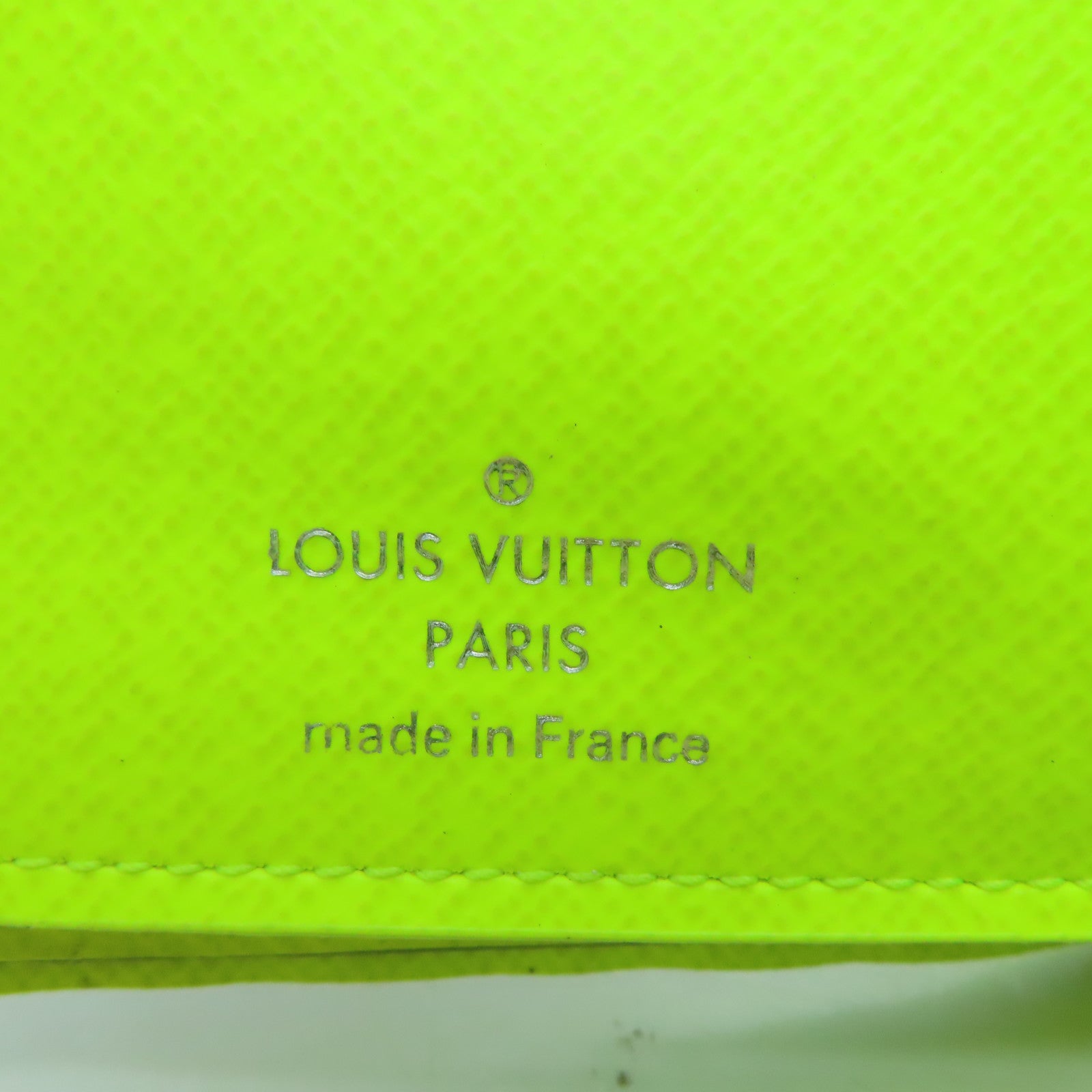 LOUIS VUITTON Damier Portefeuille Brazza Bifold银扣长钱包黄色/啡色