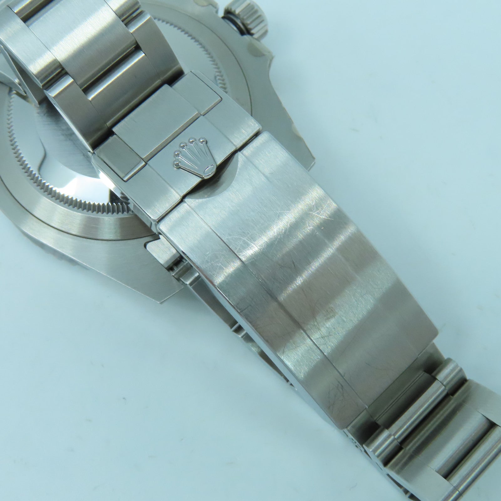ROLEX Stainless Steel Submariner Watch Black Silver/Black #18.5cm