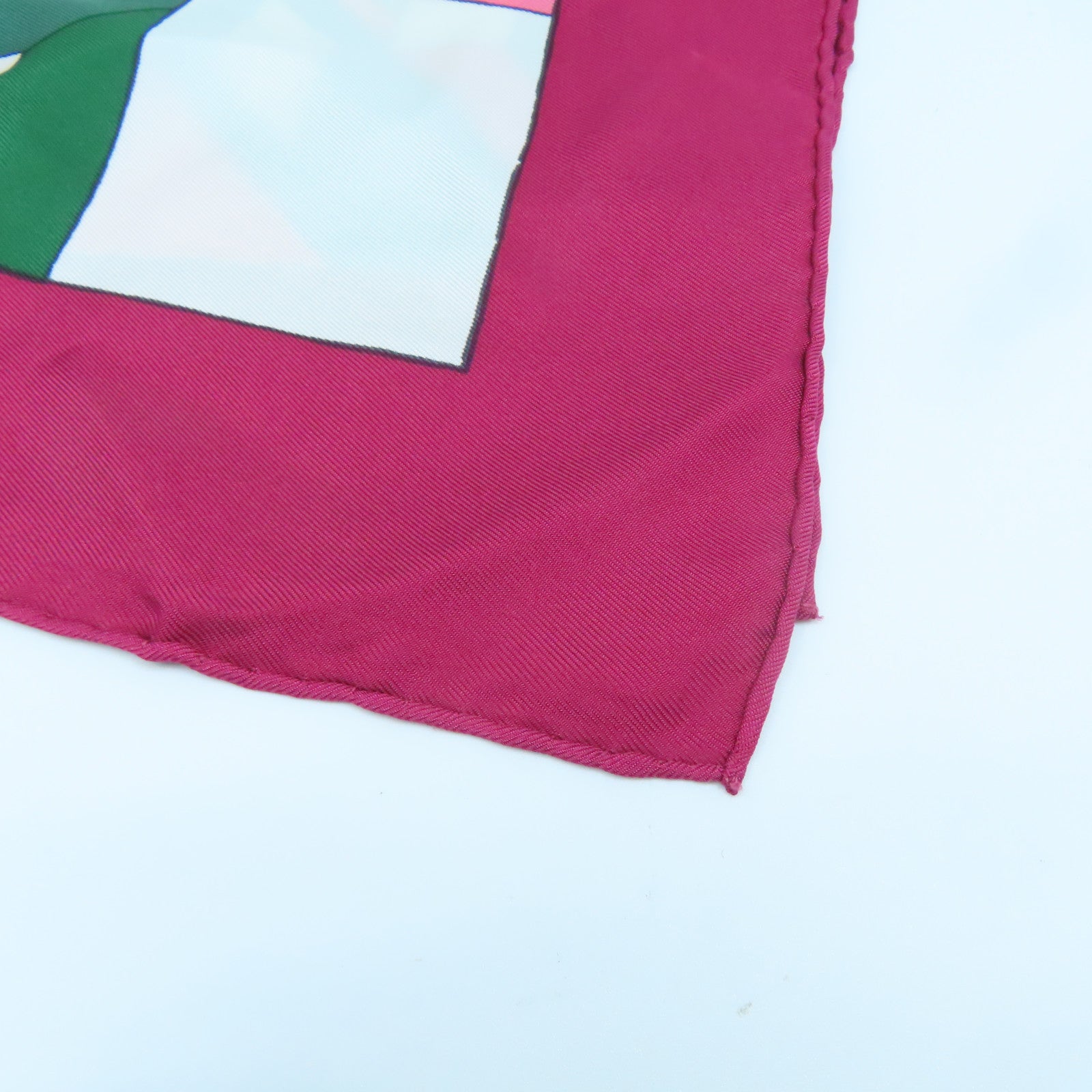 HERMES 丝质Scarf丝巾粉红色/彩色