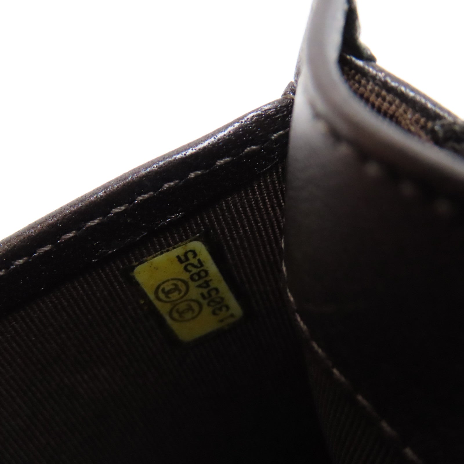 CHANEL 菱格羊皮皮革Long Wallet銀扣長錢包灰色