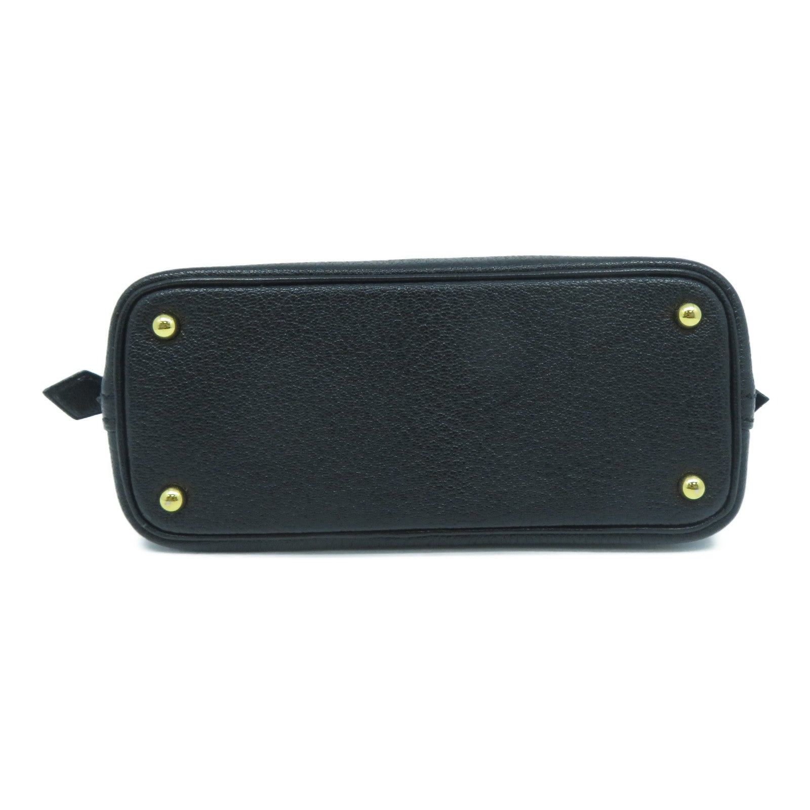 HERMES Chevre皮革Mini Bolide金扣手挽肩背兩用袋Noir黑色
