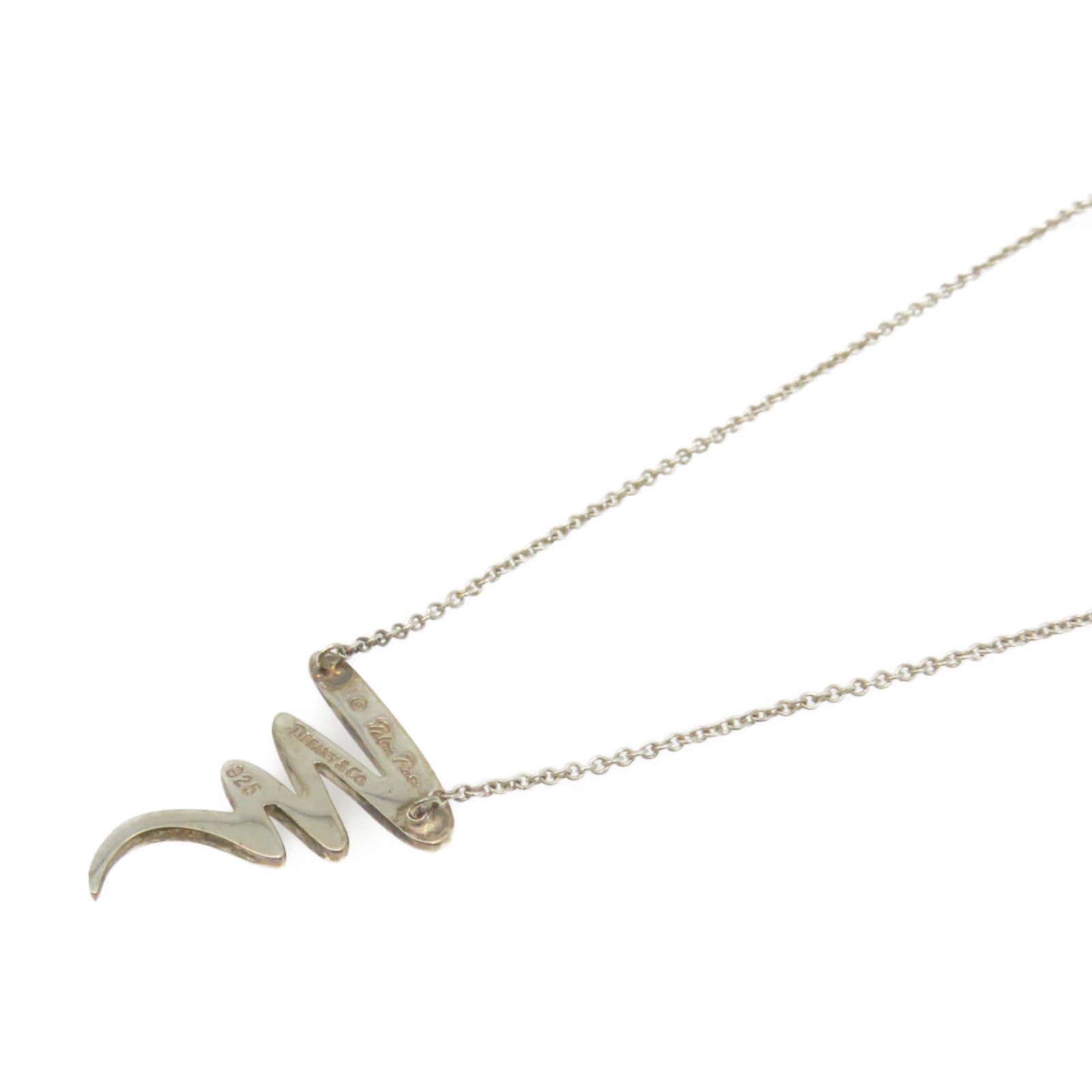 TIFFANY&amp;CO 925 Sterling Silver Silver Necklace Necklace
