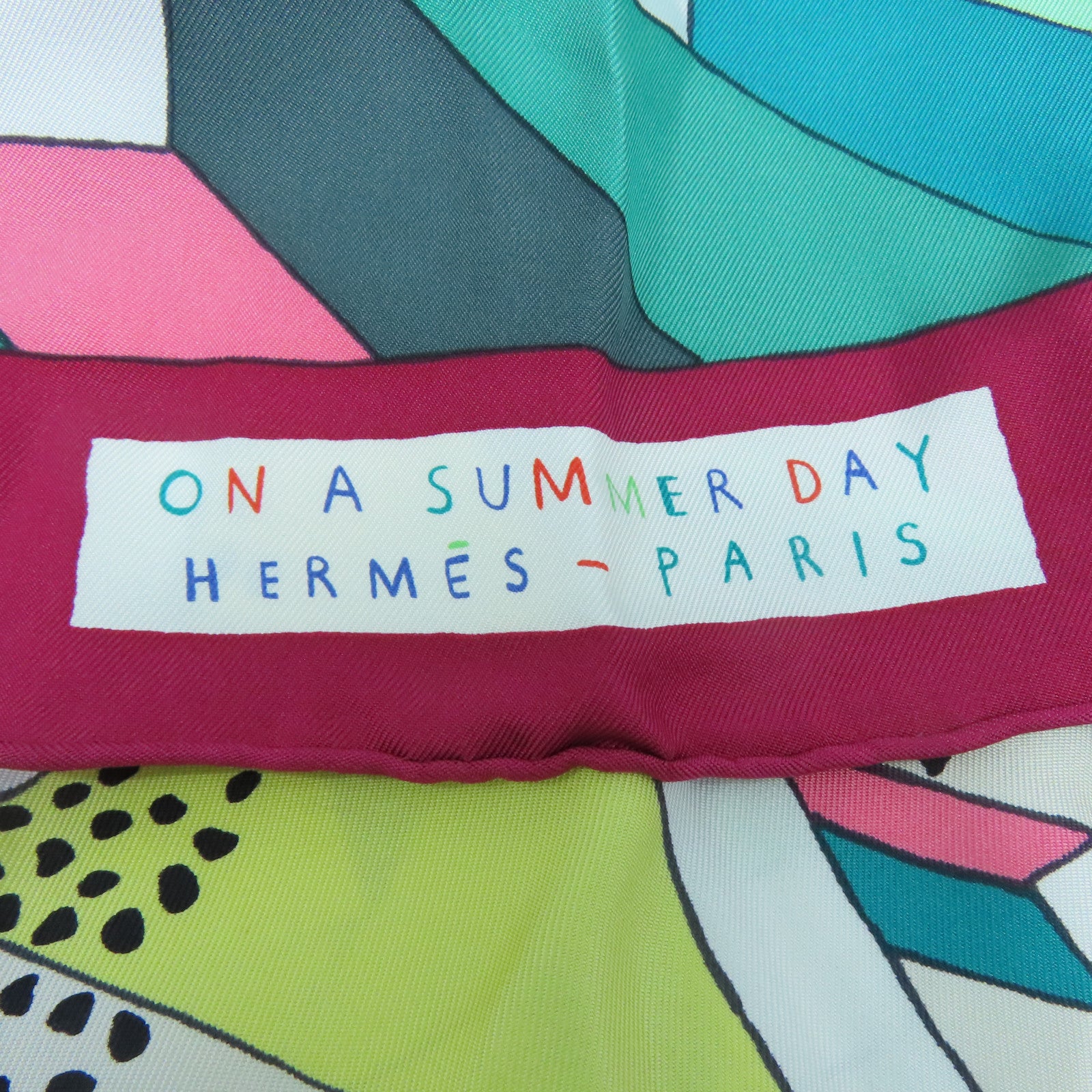 HERMES 丝质Scarf丝巾粉红色/彩色