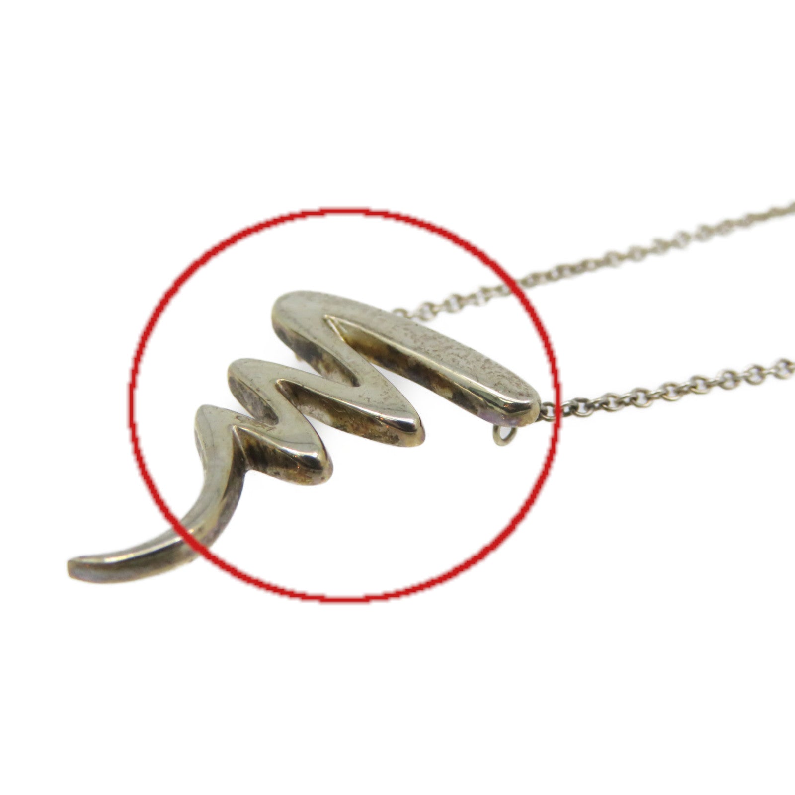 TIFFANY&amp;CO 925 Sterling Silver Silver Necklace Necklace