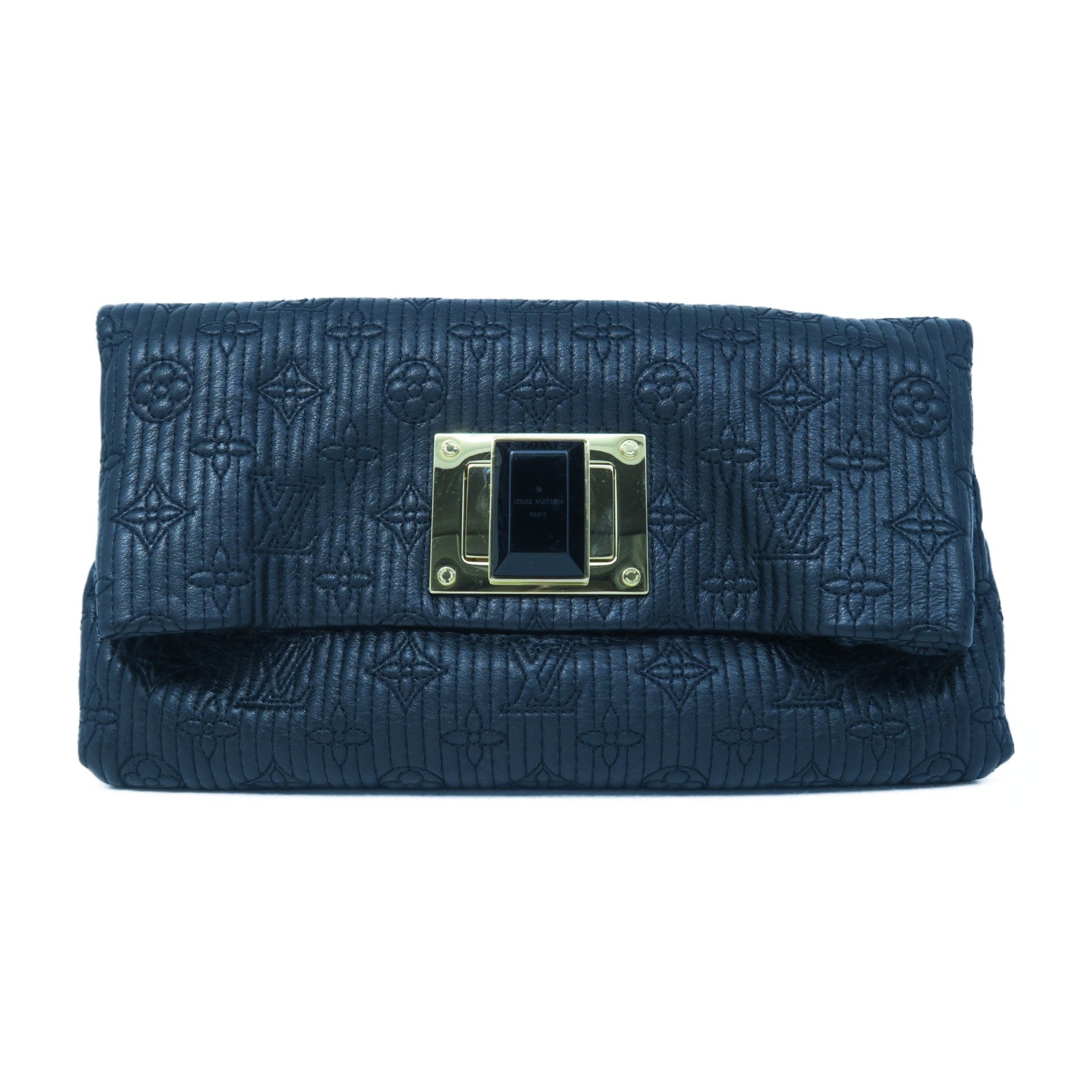 LOUIS VUITTON Monogram Altair Clutch金扣手拿包黑色