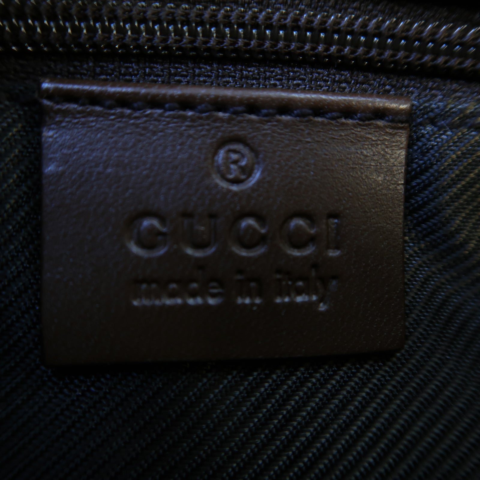 GUCCI 帆布Waist Bag銀扣腰包啡色