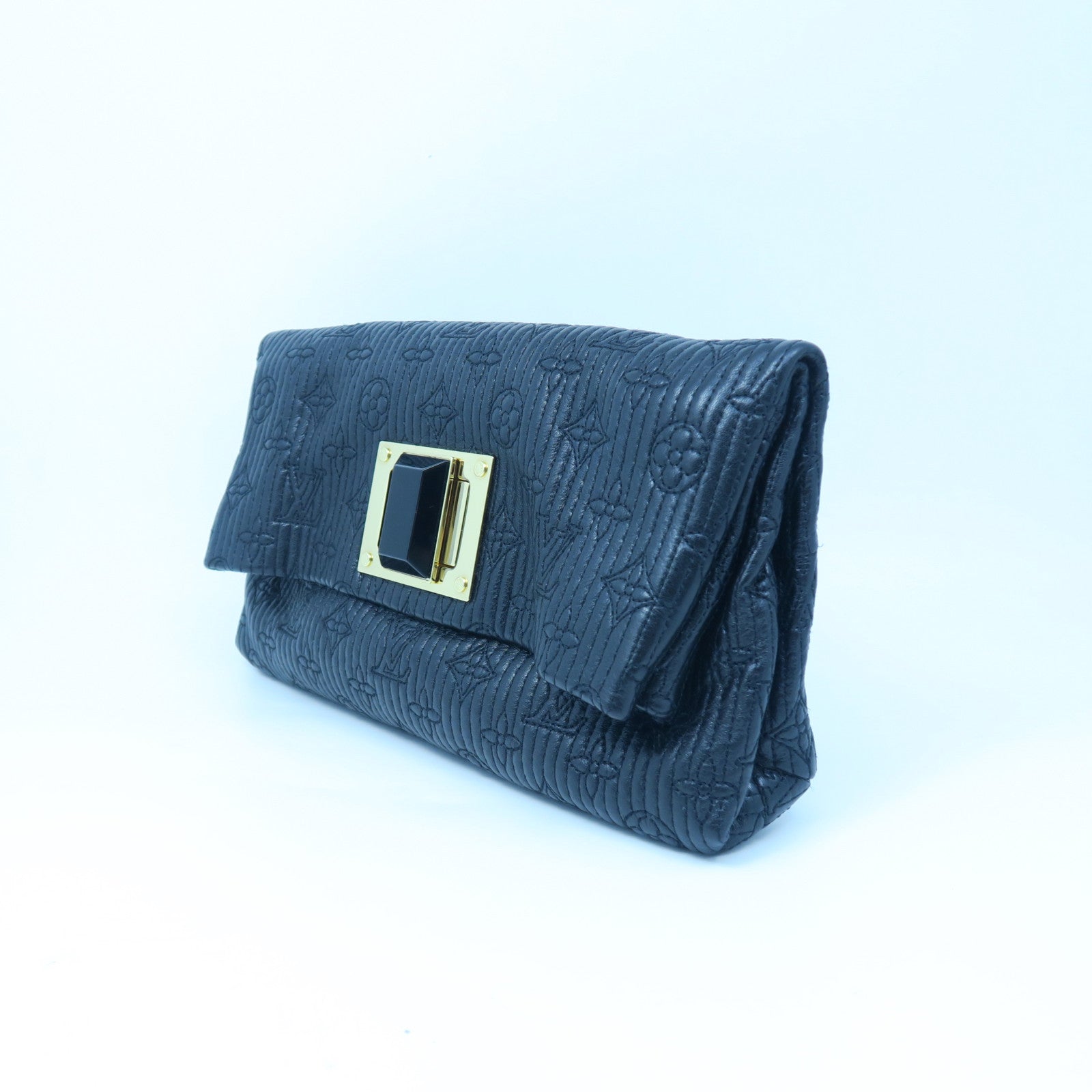 LOUIS VUITTON Monogram Altair Clutch金扣手拿包黑色
