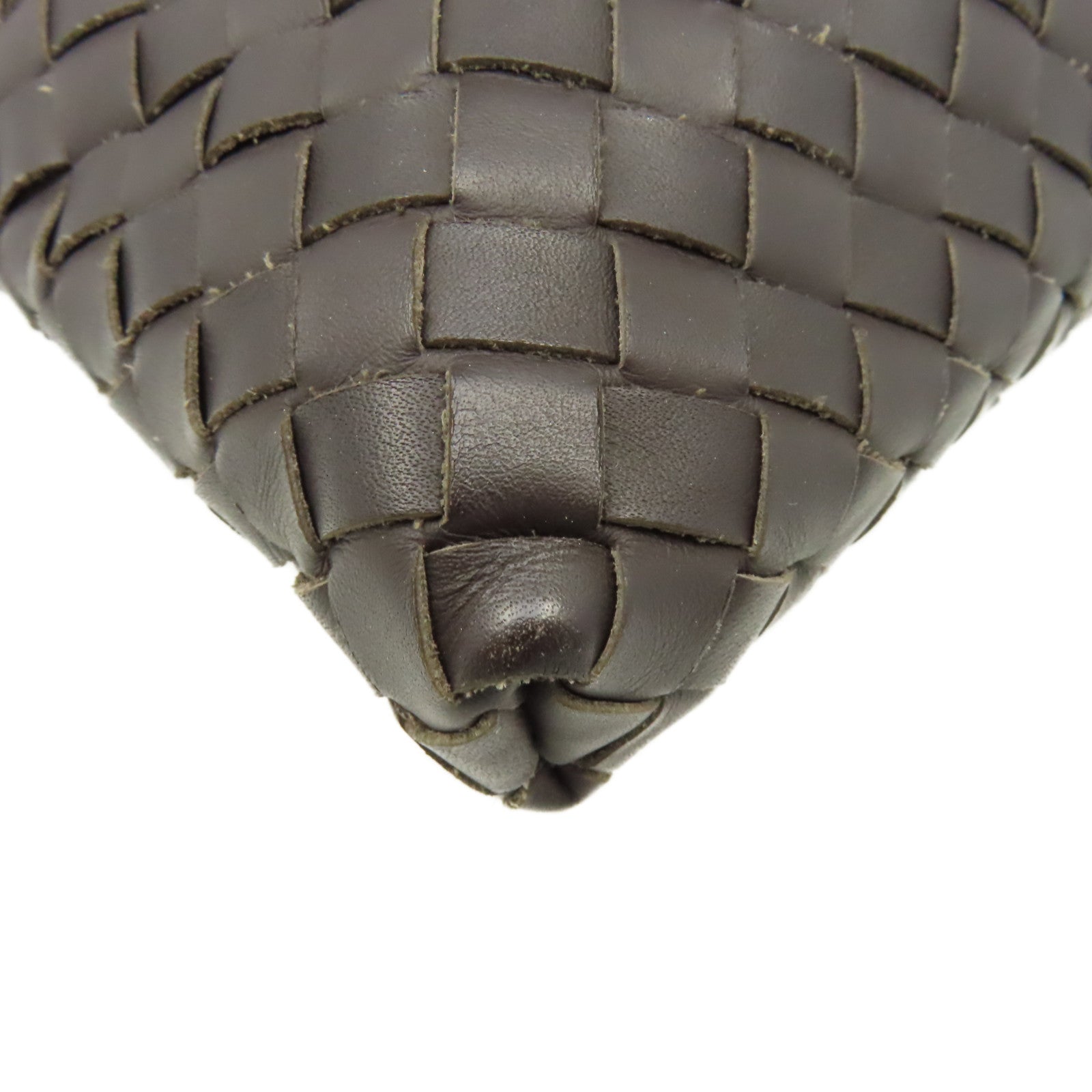 BOTTEGA VENETA 織紋皮革Shoulder Bag肩背袋啡色