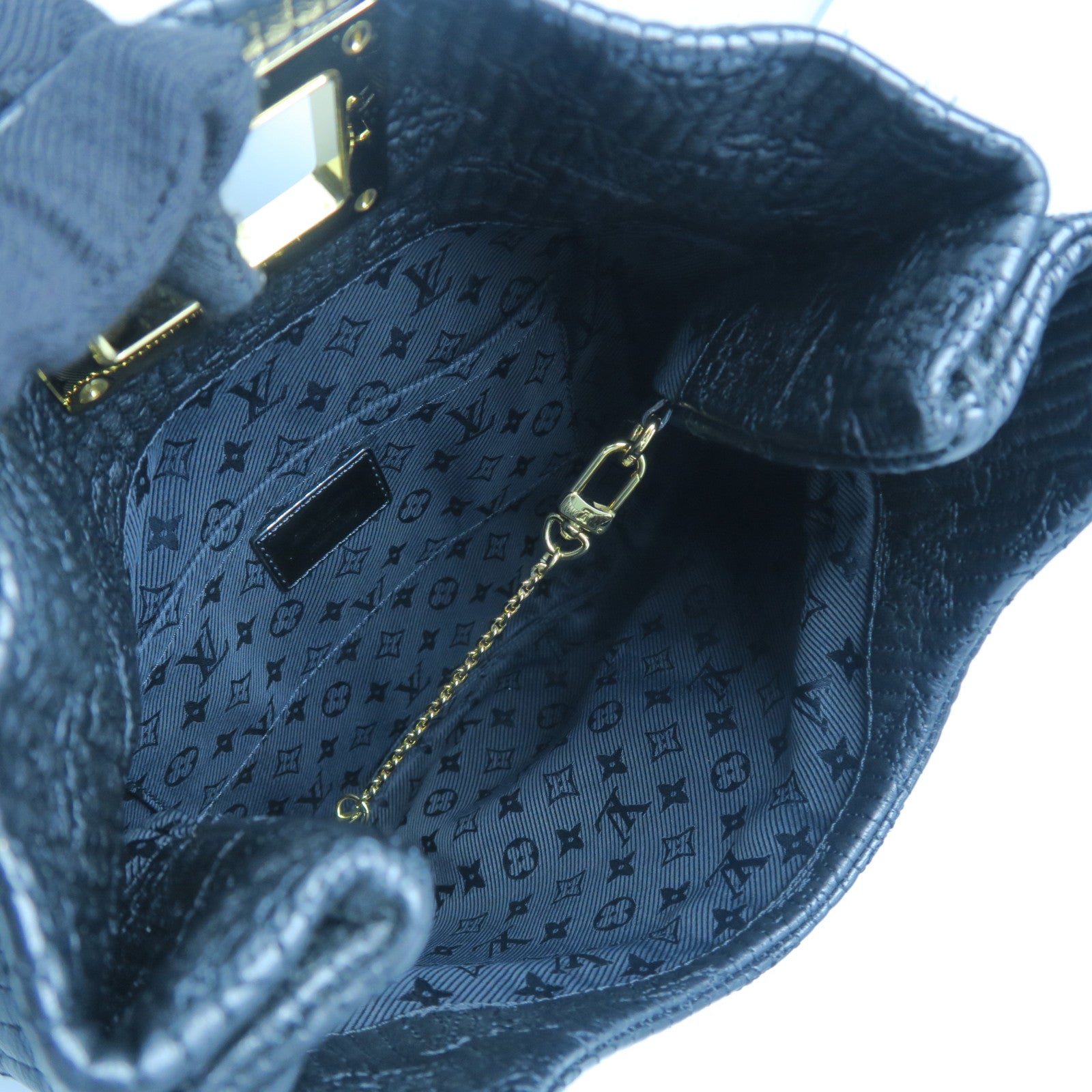 LOUIS VUITTON Monogram Altair Clutch金扣手拿包黑色