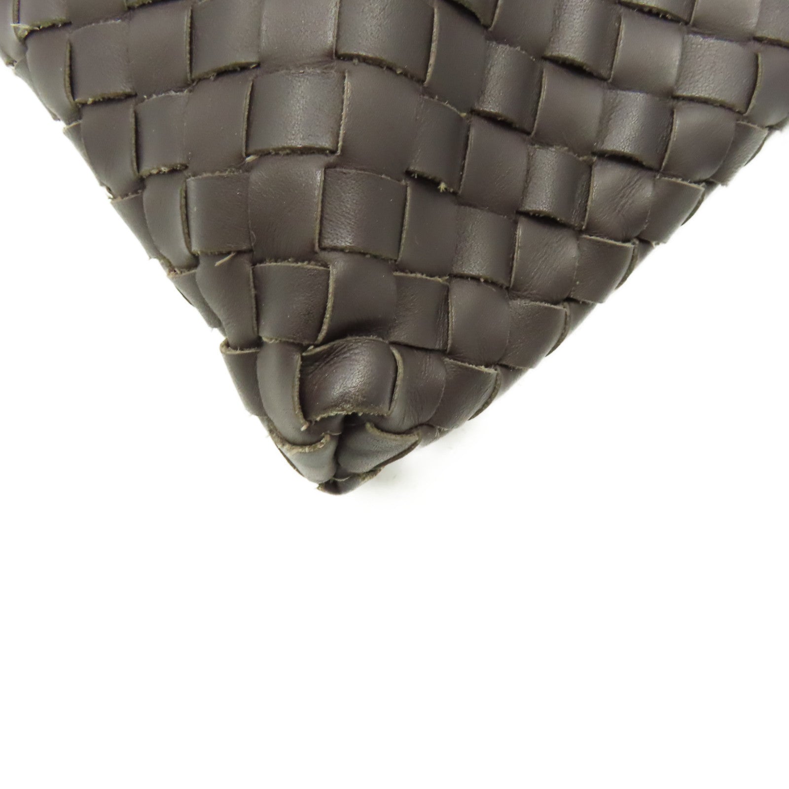 BOTTEGA VENETA 織紋皮革Shoulder Bag肩背袋啡色
