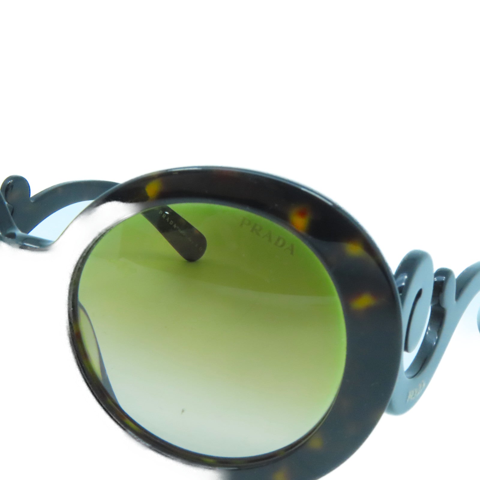 PRADA PVC Sunglasses金扣太陽眼鏡棕色