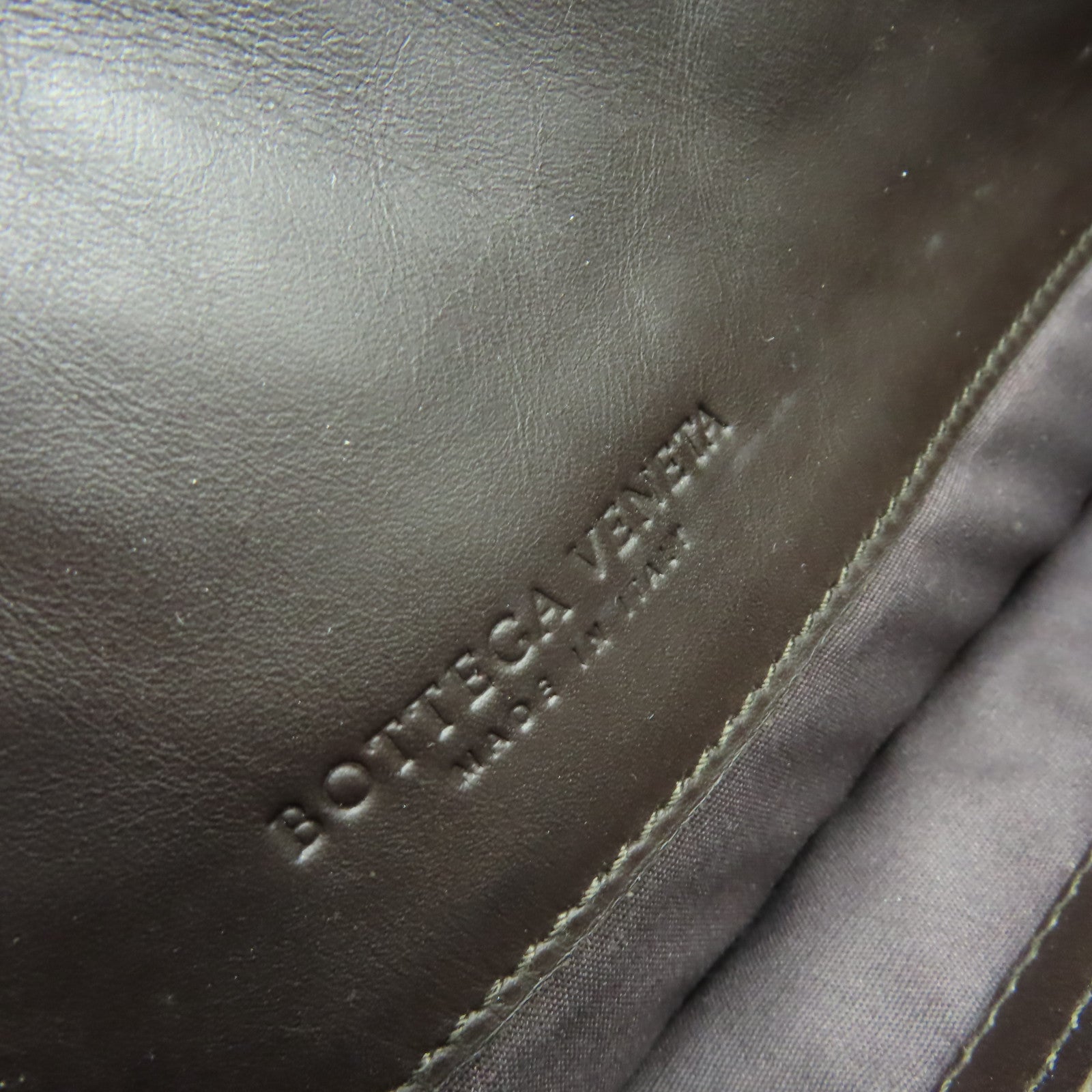 BOTTEGA VENETA 織紋皮革Shoulder Bag肩背袋啡色