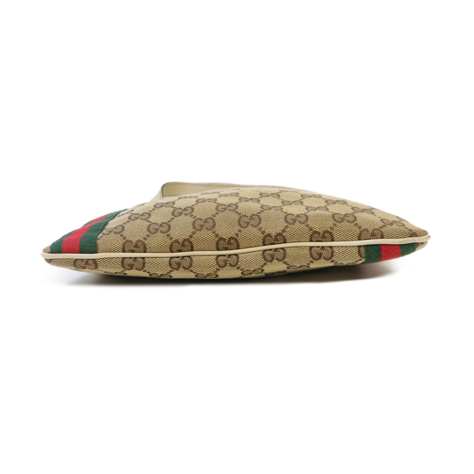 GUCCI 帆布Shoulder Bag金扣肩背袋啡色