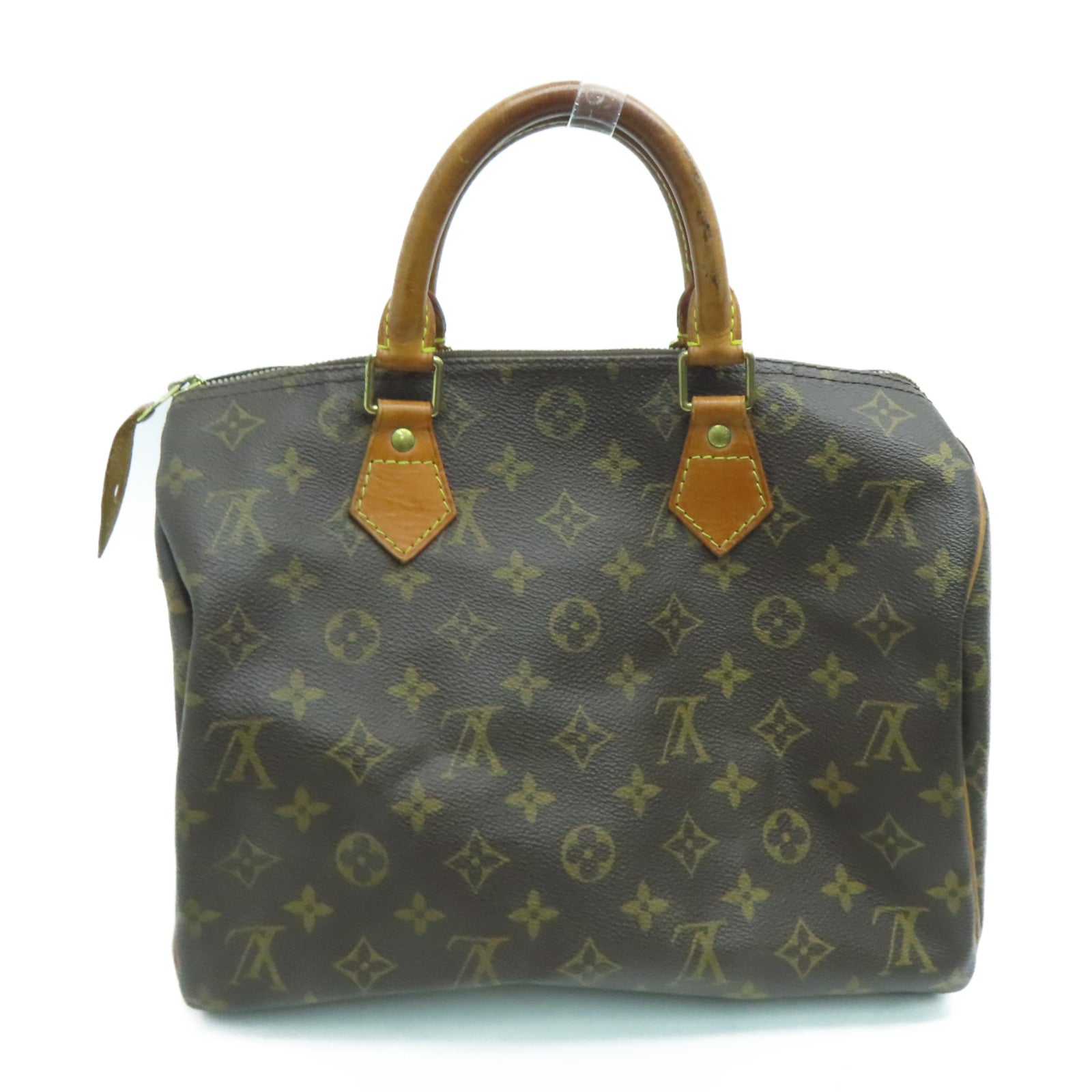 LOUIS VUITTON Monogram Speedy 30金扣手挽袋啡色