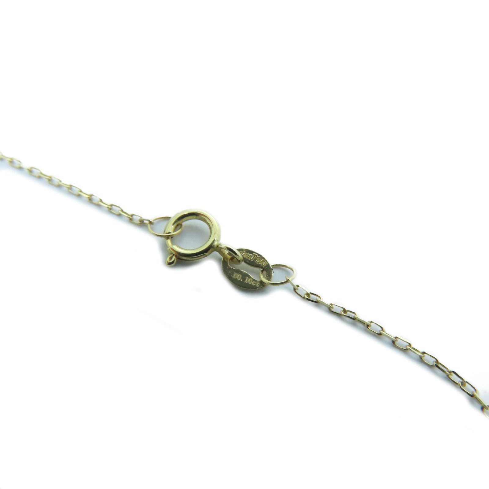 JEWELRY 18K Gold Diamond Necklace 0.10ct Diamond Necklace