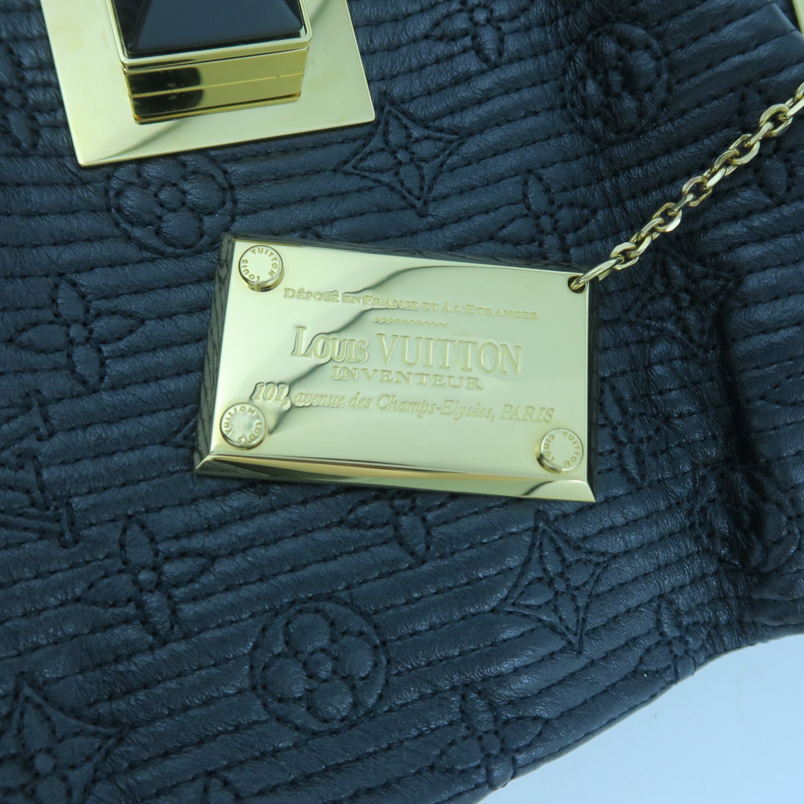 LOUIS VUITTON Monogram Altair Clutch金扣手拿包黑色