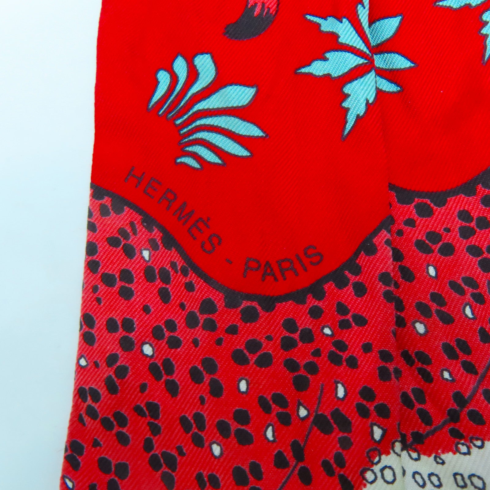 HERMES 【激減優惠】絲質Twilly絲巾粉紅色