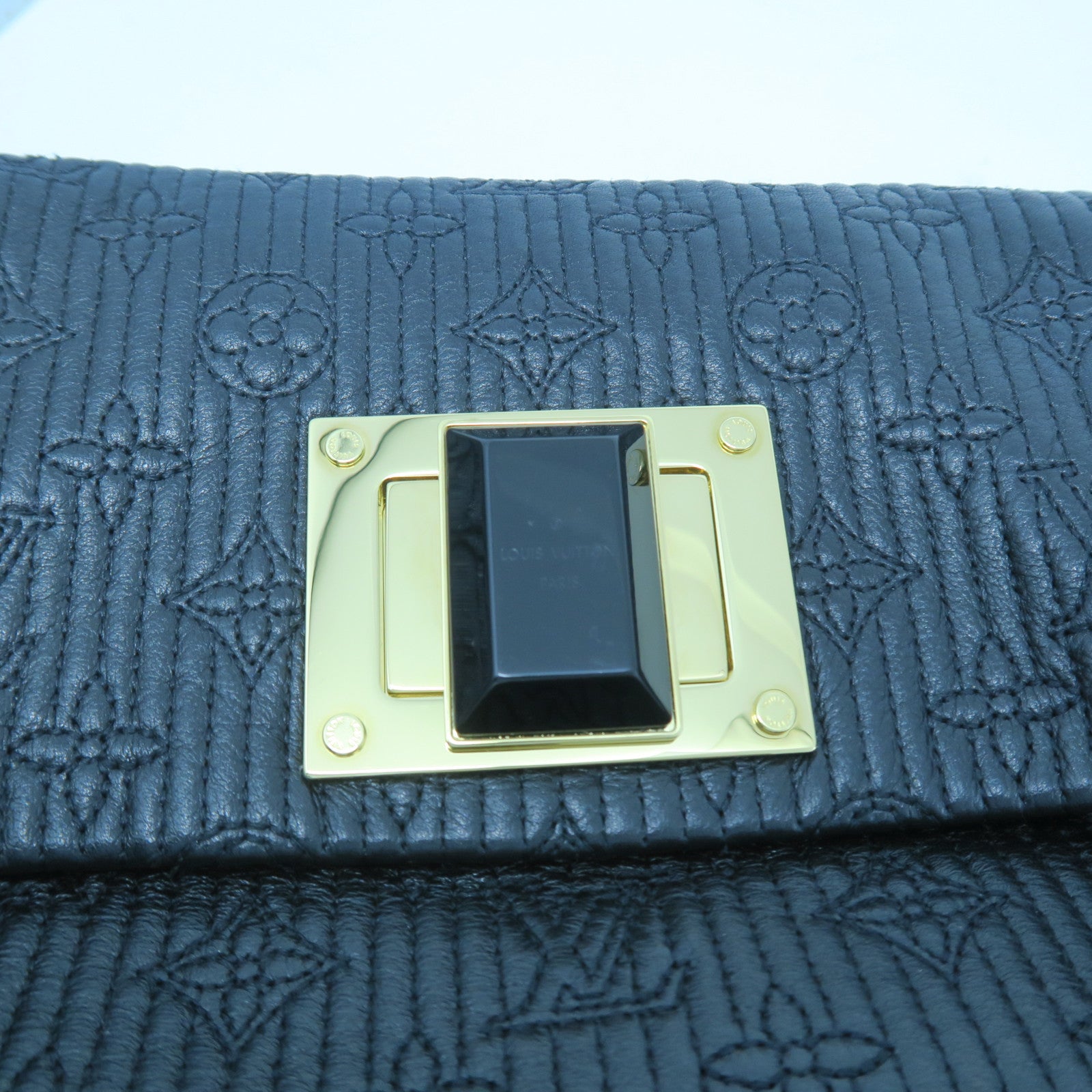 LOUIS VUITTON Monogram Altair Clutch金扣手拿包黑色