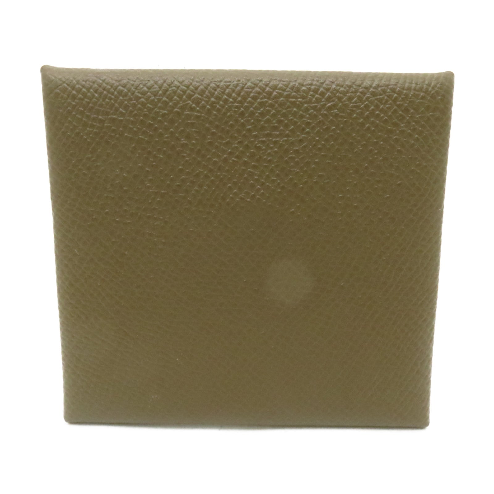 HERMES Epsom皮革Bastia Coin Purse銀扣零錢包Toundra青銅色