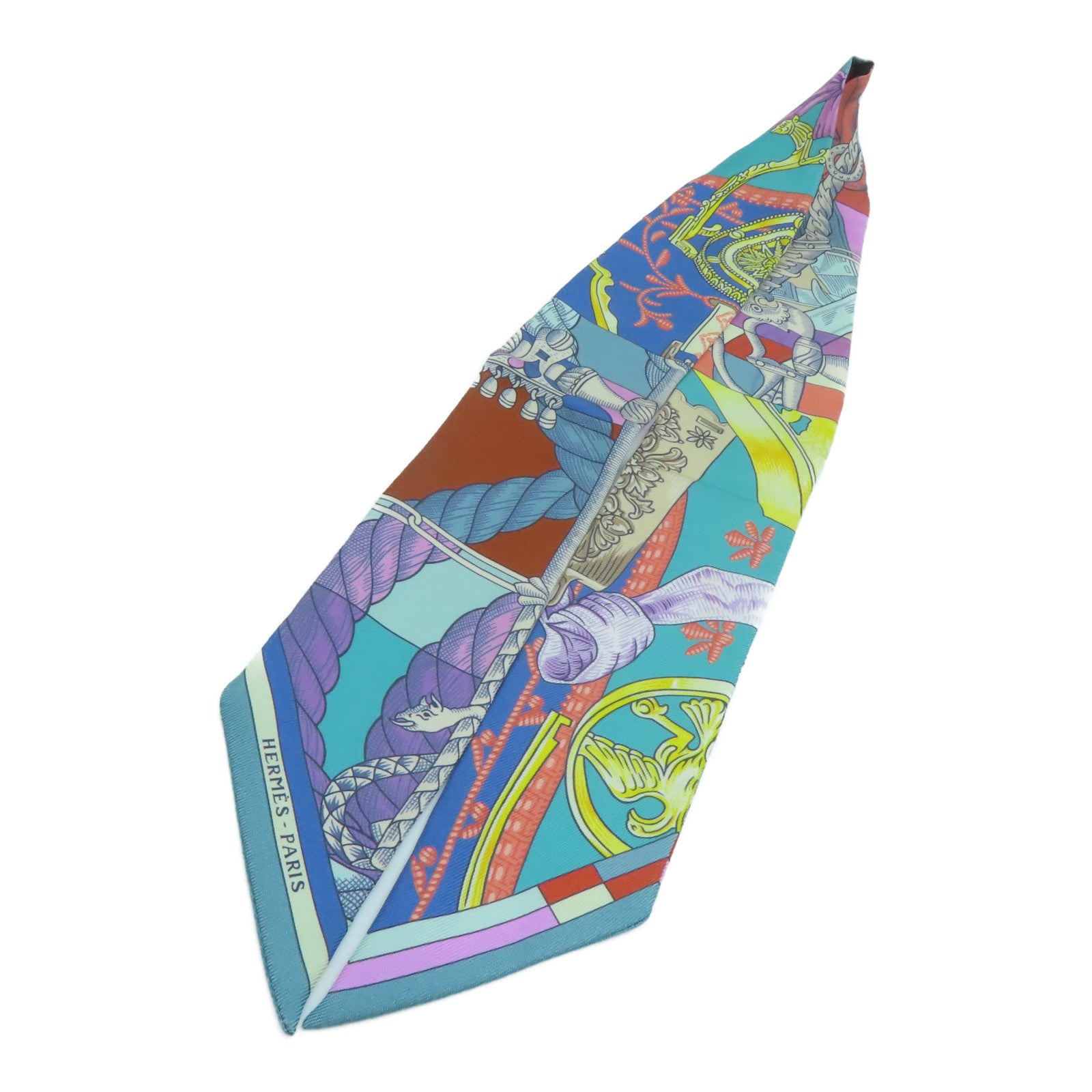 HERMES Silk Twilly Scarf Color