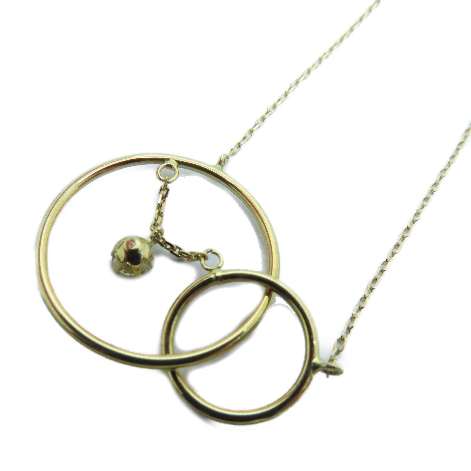 JEWELRY 18K Gold Diamond Necklace 0.10ct Diamond Necklace