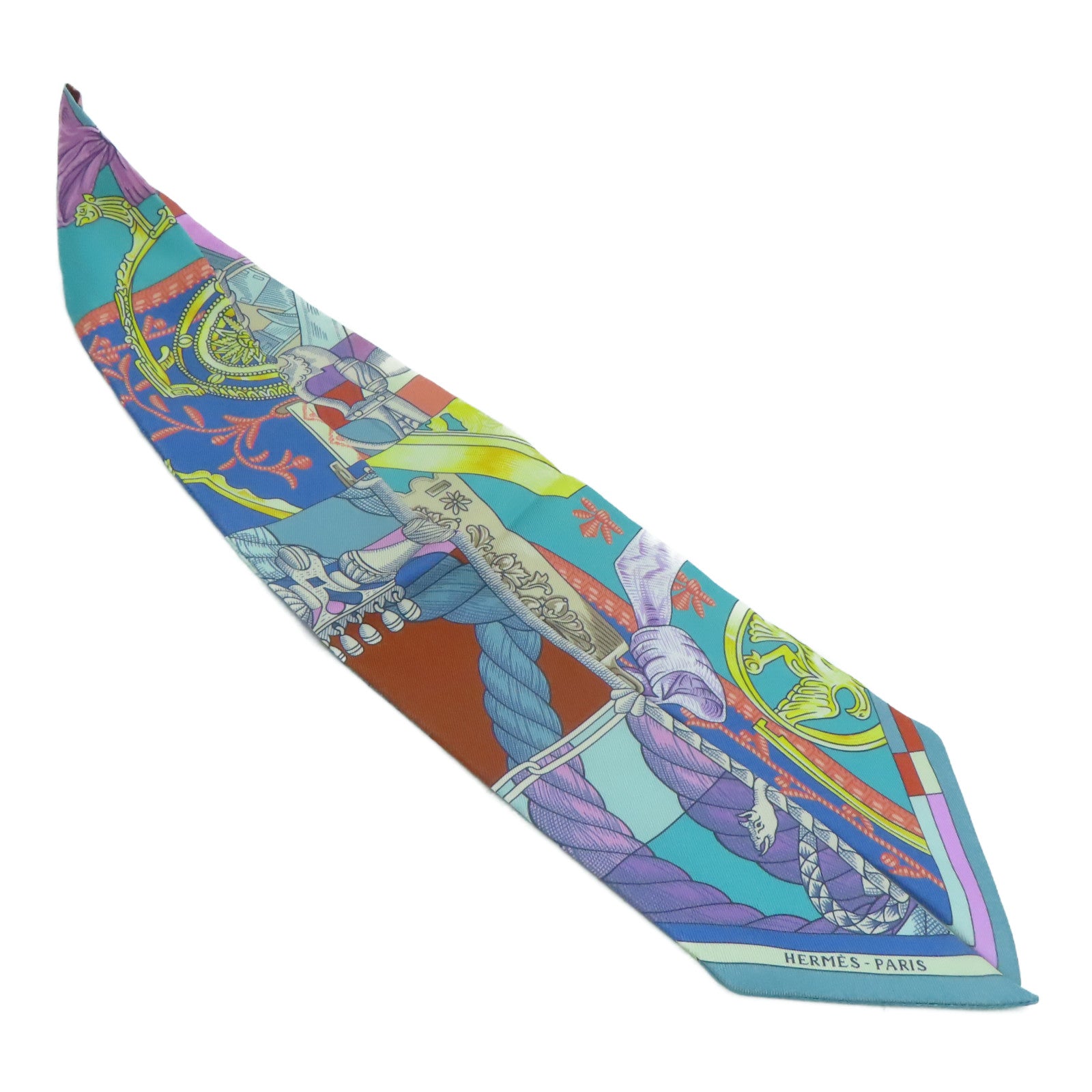 HERMES Silk Twilly Scarf Color