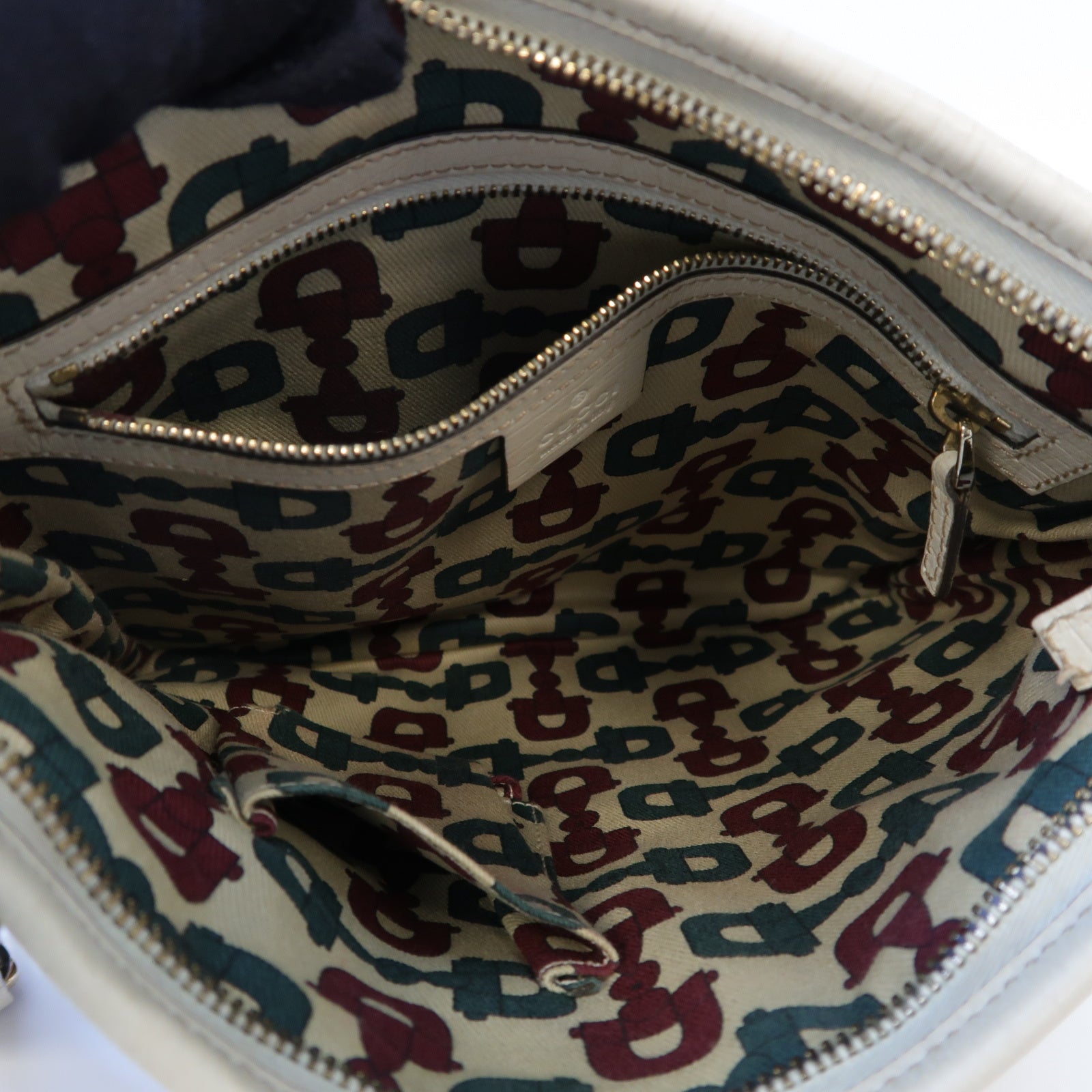 GUCCI 帆布Shoulder Bag金扣肩背袋啡色