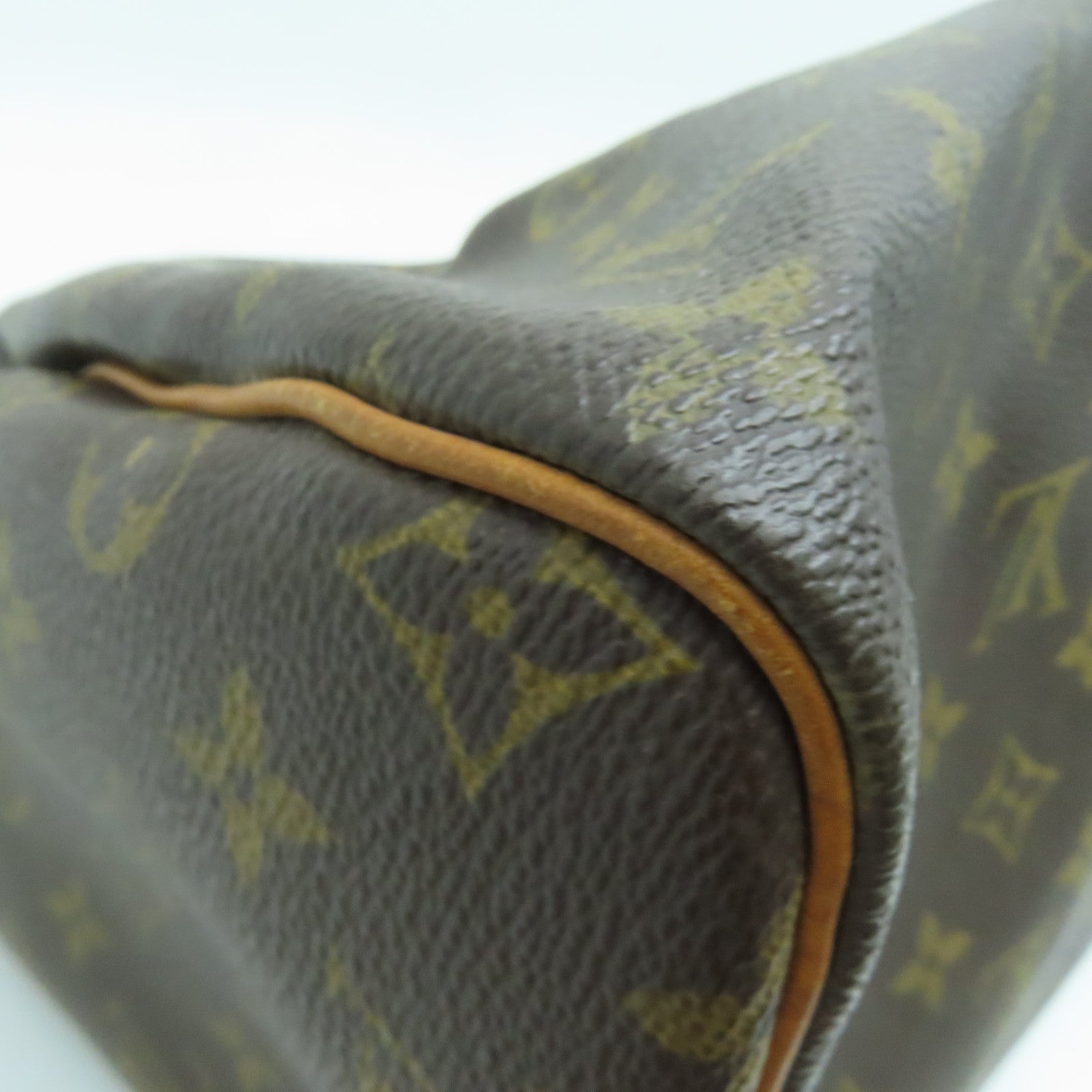 LOUIS VUITTON Monogram Speedy 30金扣手挽袋啡色