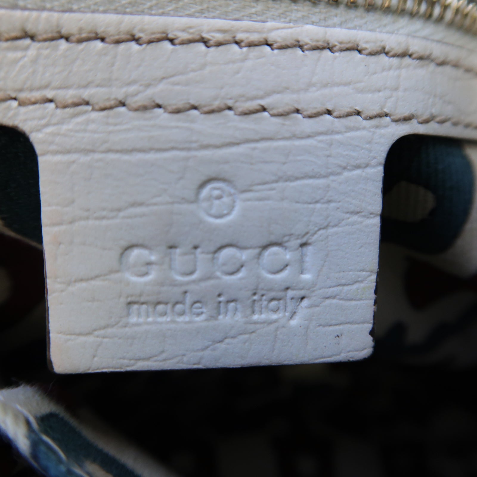 GUCCI 帆布Shoulder Bag金扣肩背袋啡色