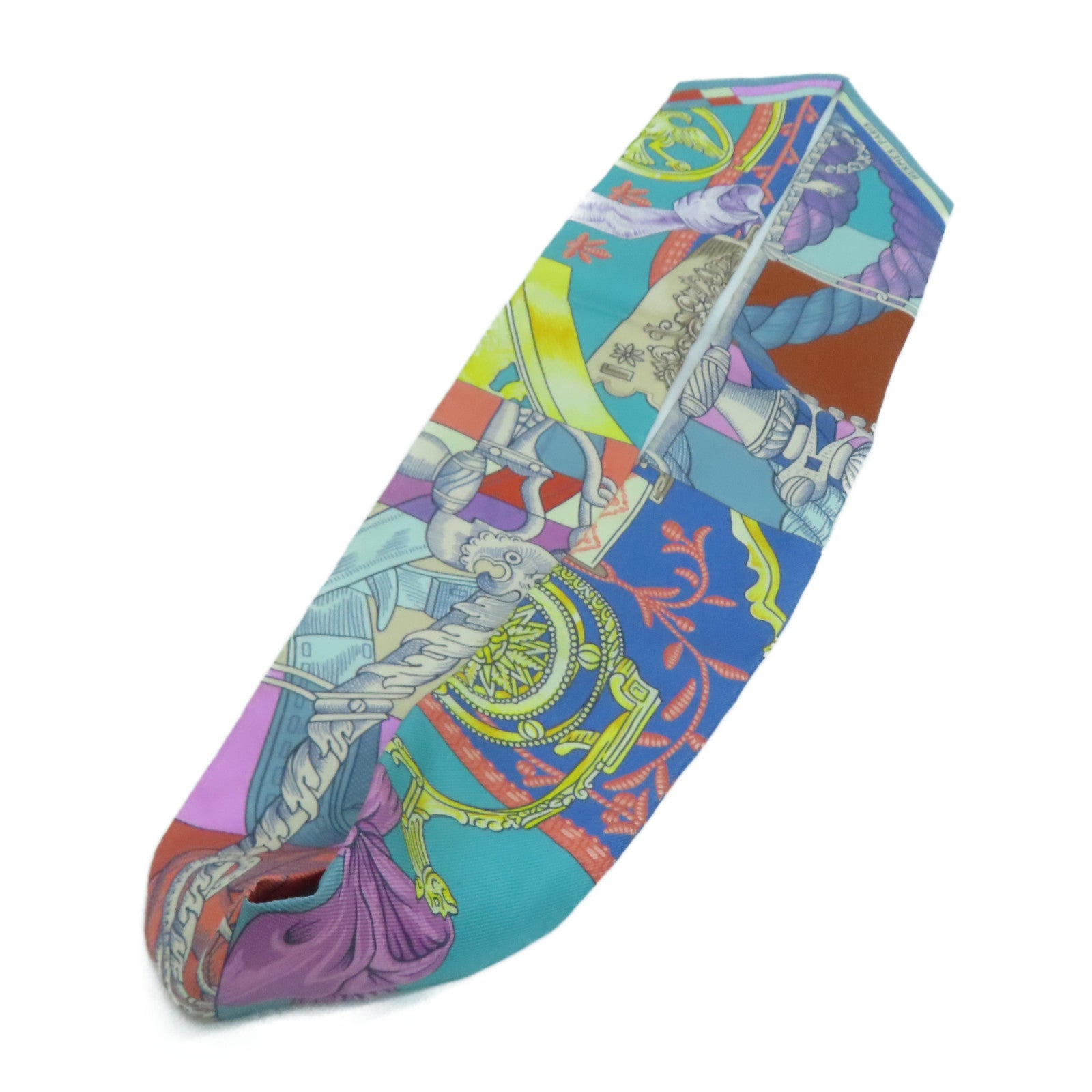 HERMES Silk Twilly Scarf Color