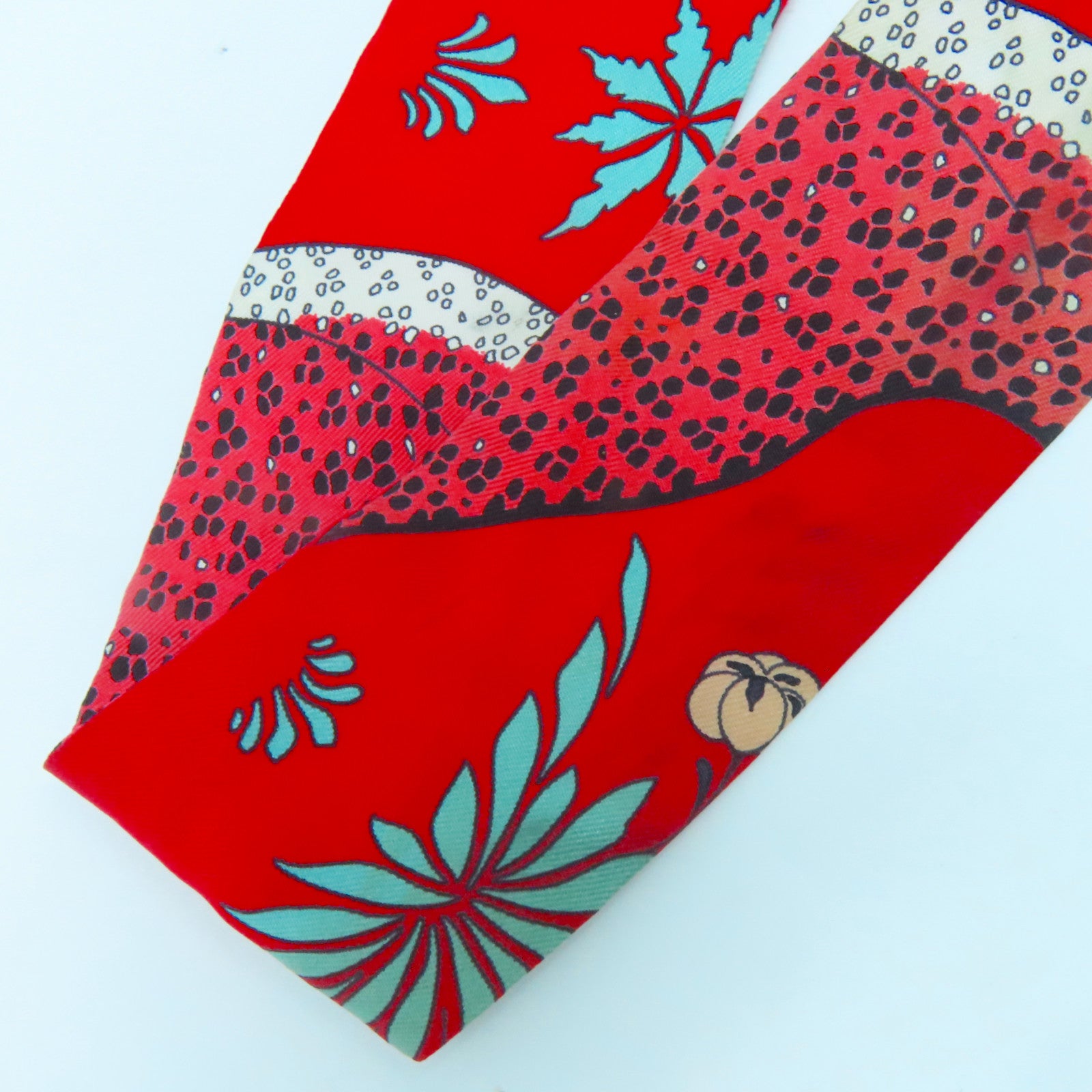 HERMES 【激減優惠】絲質Twilly絲巾粉紅色