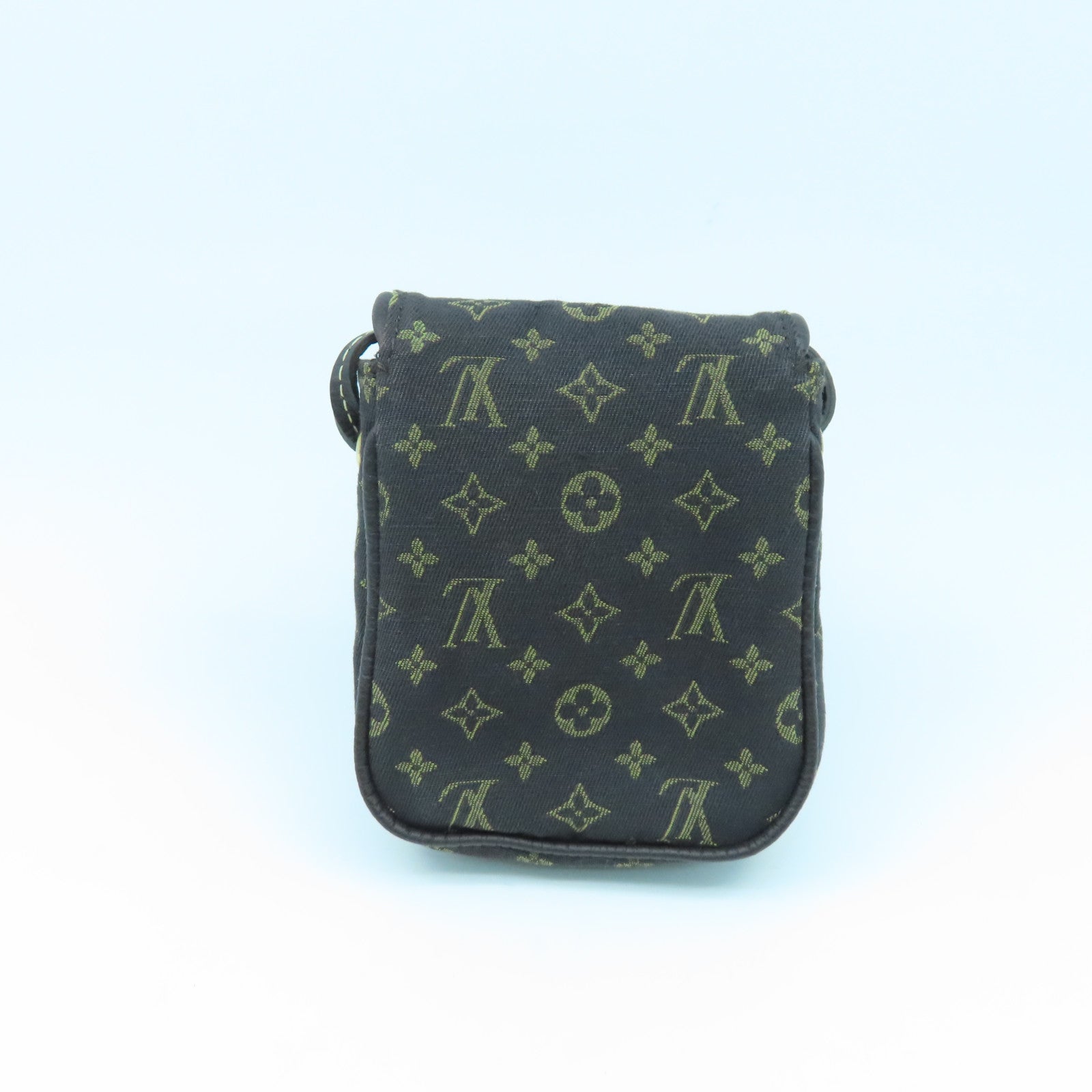 LOUIS VUITTON Monogram Mini Lin Pochette Cancun金扣肩背袋棕色