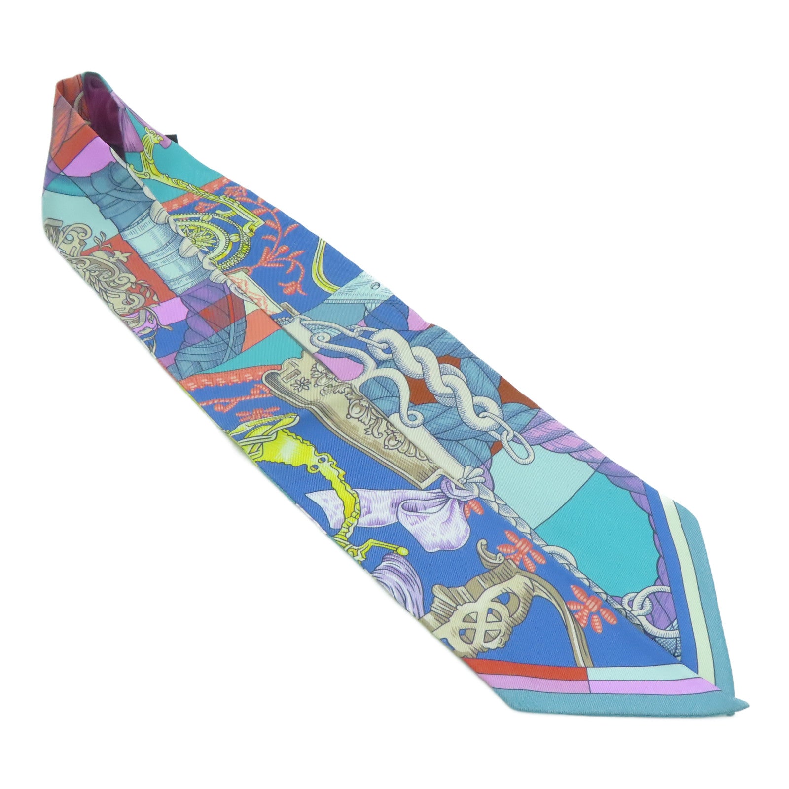 HERMES Silk Twilly Scarf Color