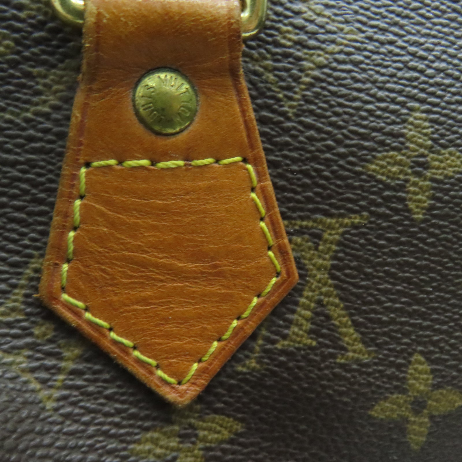 LOUIS VUITTON Monogram Speedy 30金扣手挽袋啡色