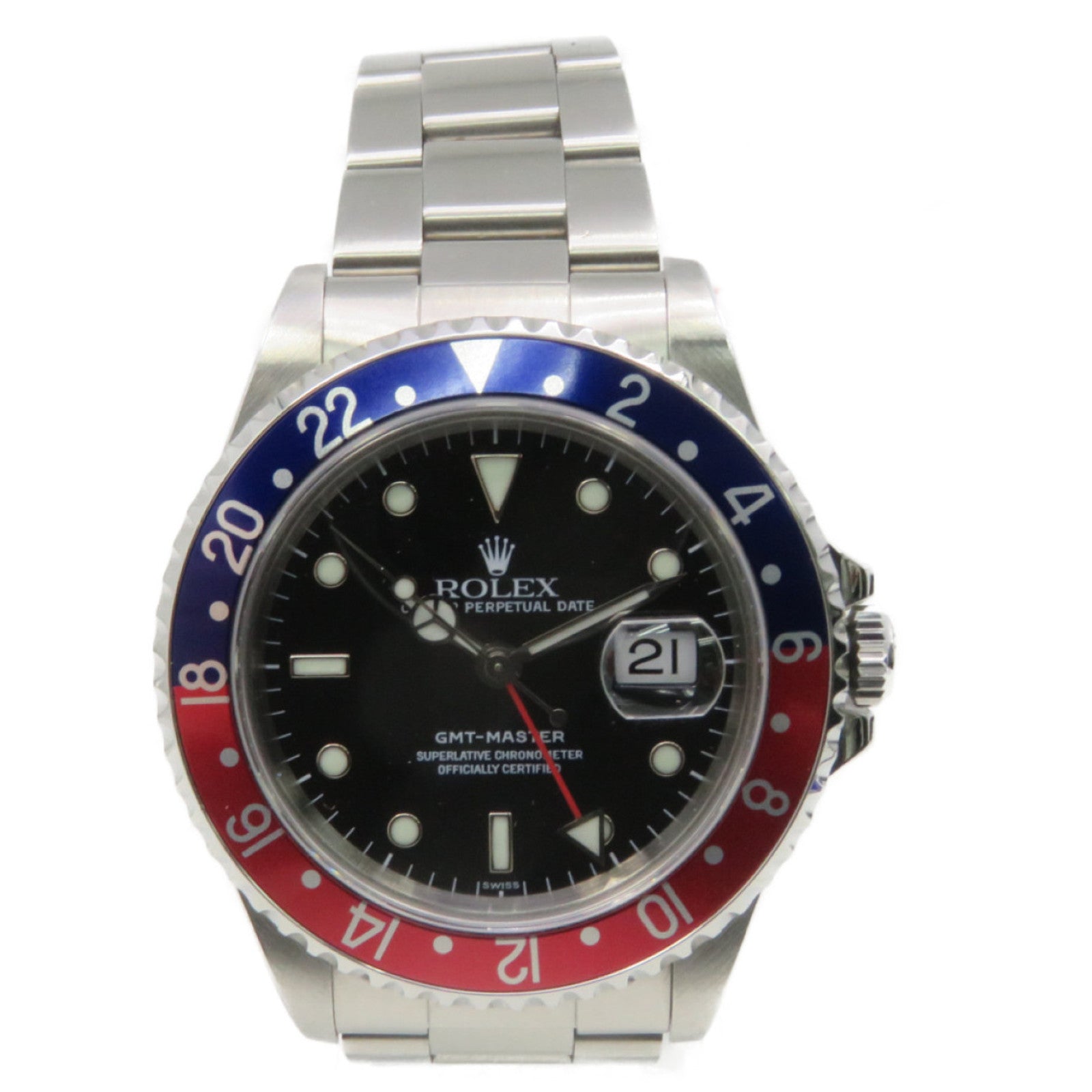 ROLEX GMT Master I Watch不锈钢自动手表黑色