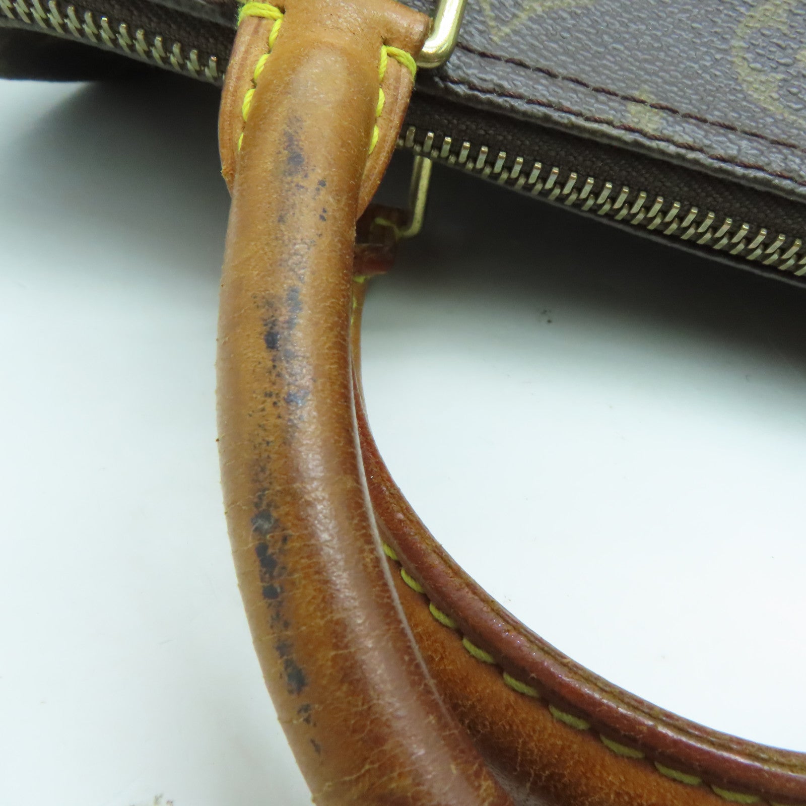 LOUIS VUITTON Monogram Speedy 30金扣手挽袋啡色