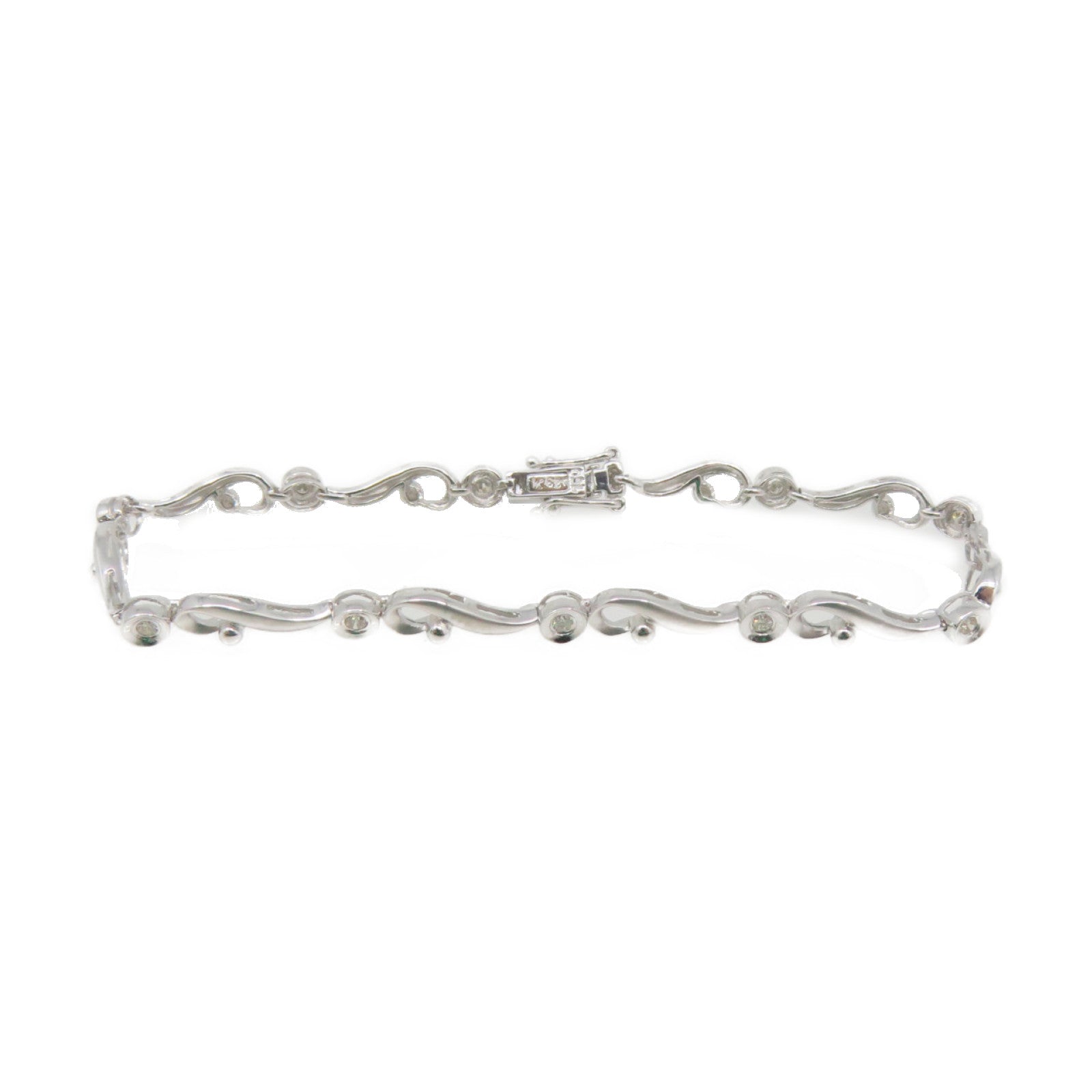 JEWELRY 【激減優惠】18K白金/鑽石Diamond Bracelet手鏈