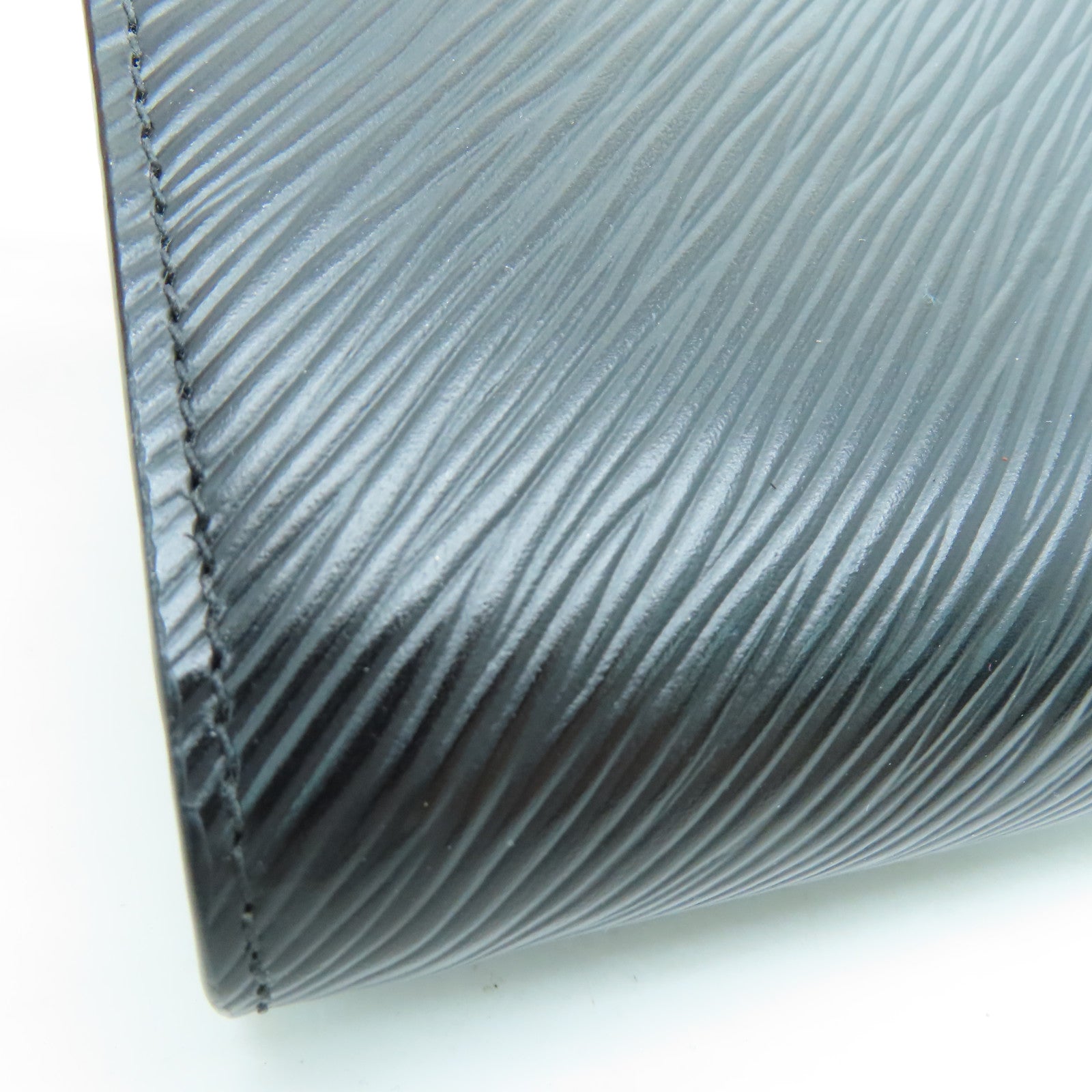 LOUIS VUITTON Epi Twist Sequin Bird金扣链带肩背袋黑色