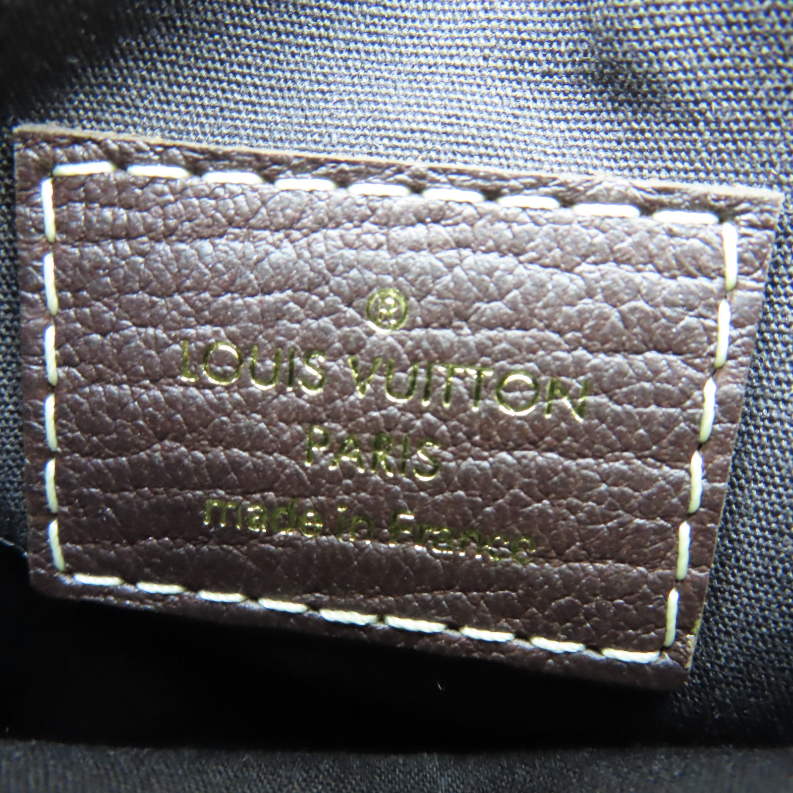 LOUIS VUITTON Monogram Mini Lin Pochette Cancun金扣肩背袋棕色